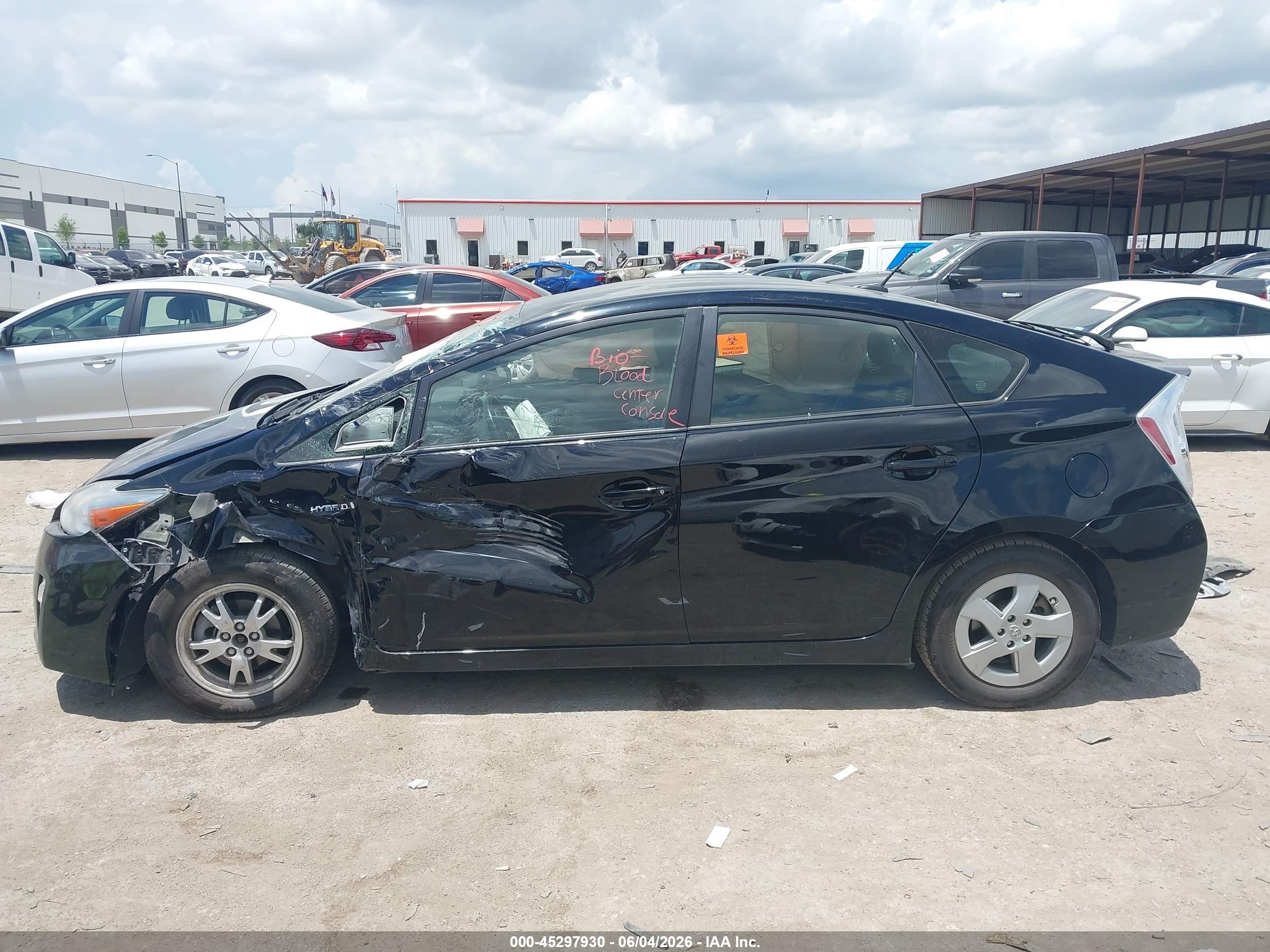 2011 Toyota Prius Four Black vin: JTDKN3DUXB5333224