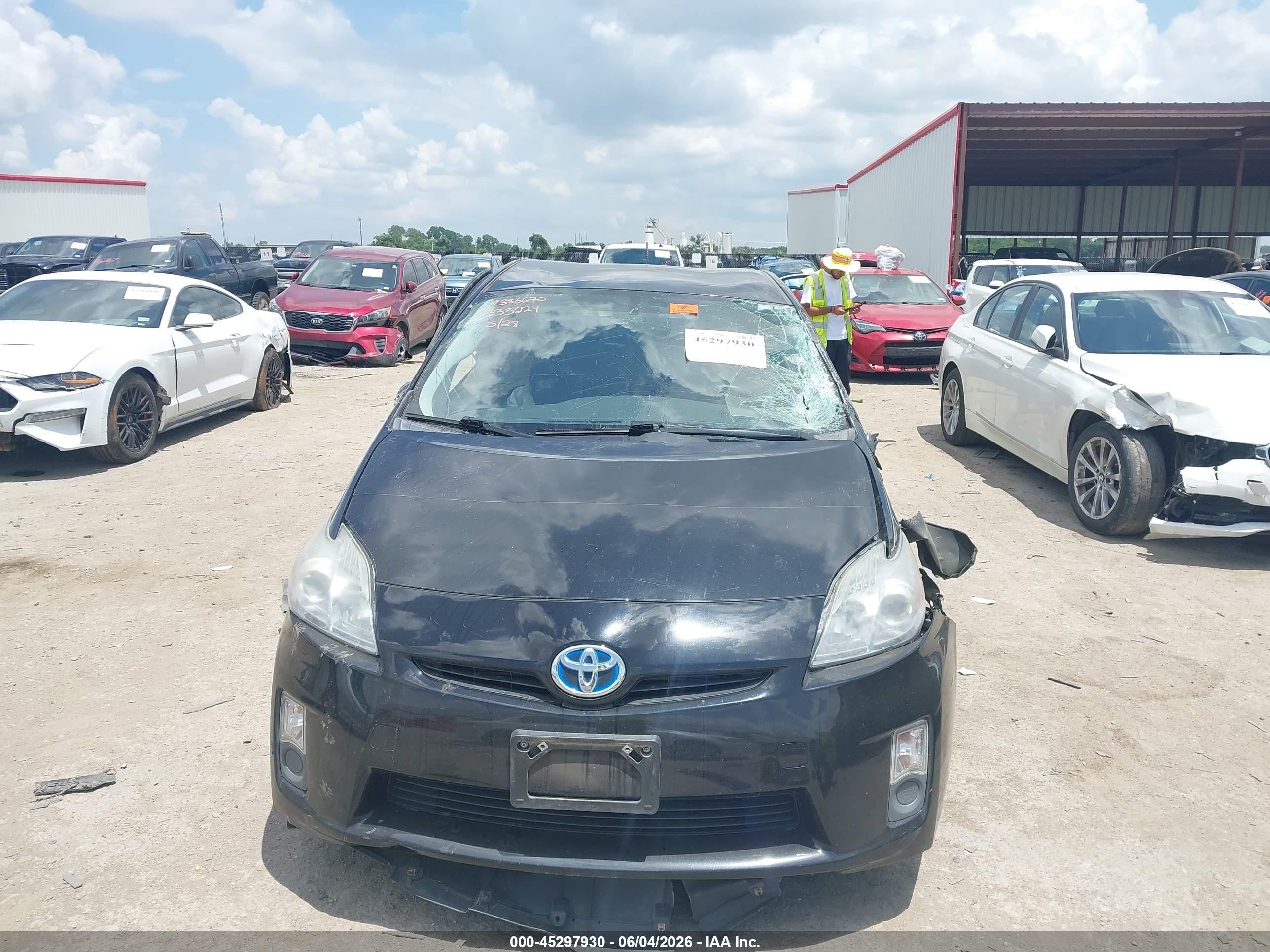 2011 Toyota Prius Four Black vin: JTDKN3DUXB5333224