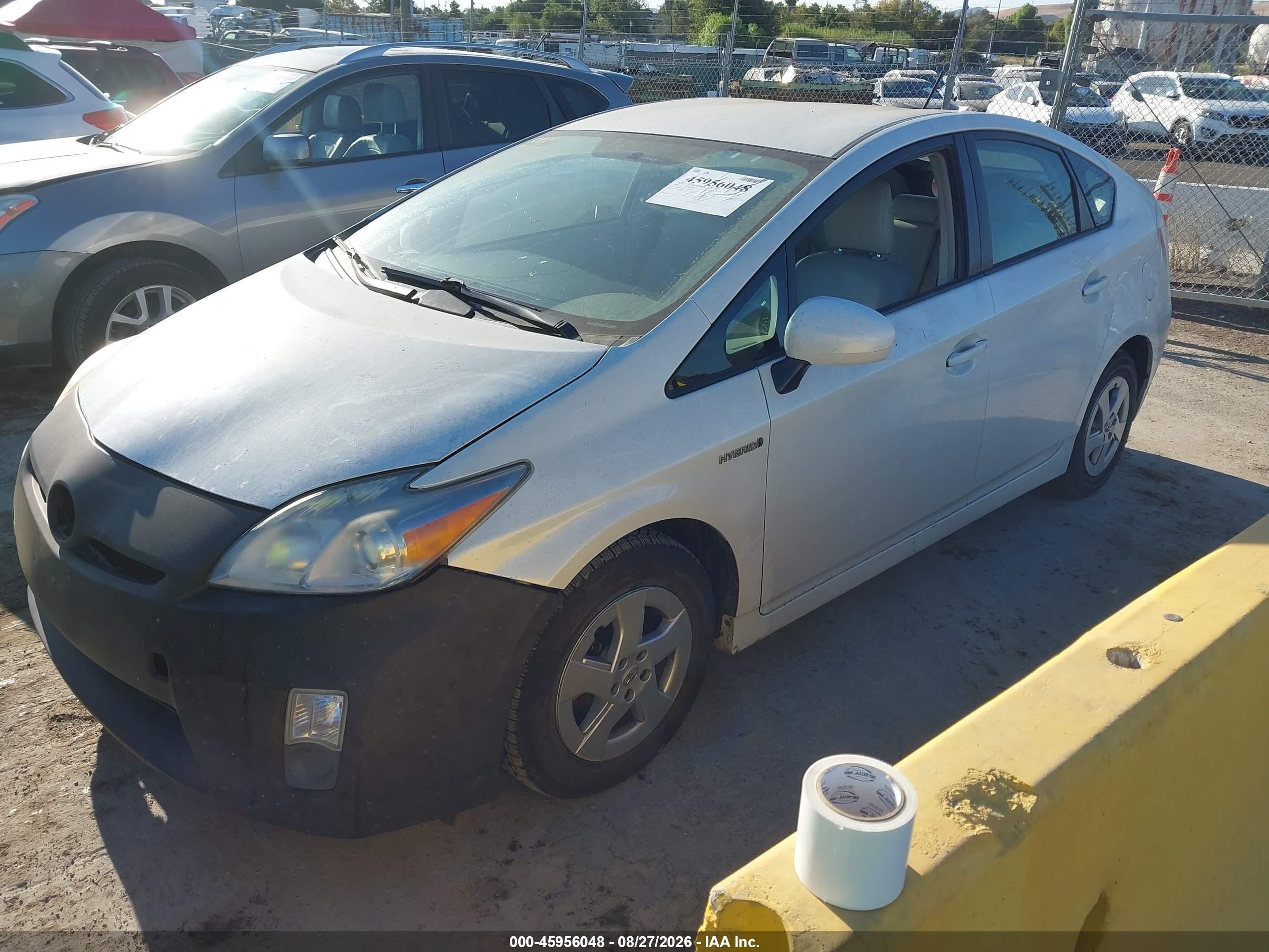 2011 Toyota Prius Two White vin: JTDKN3DUXB5363789