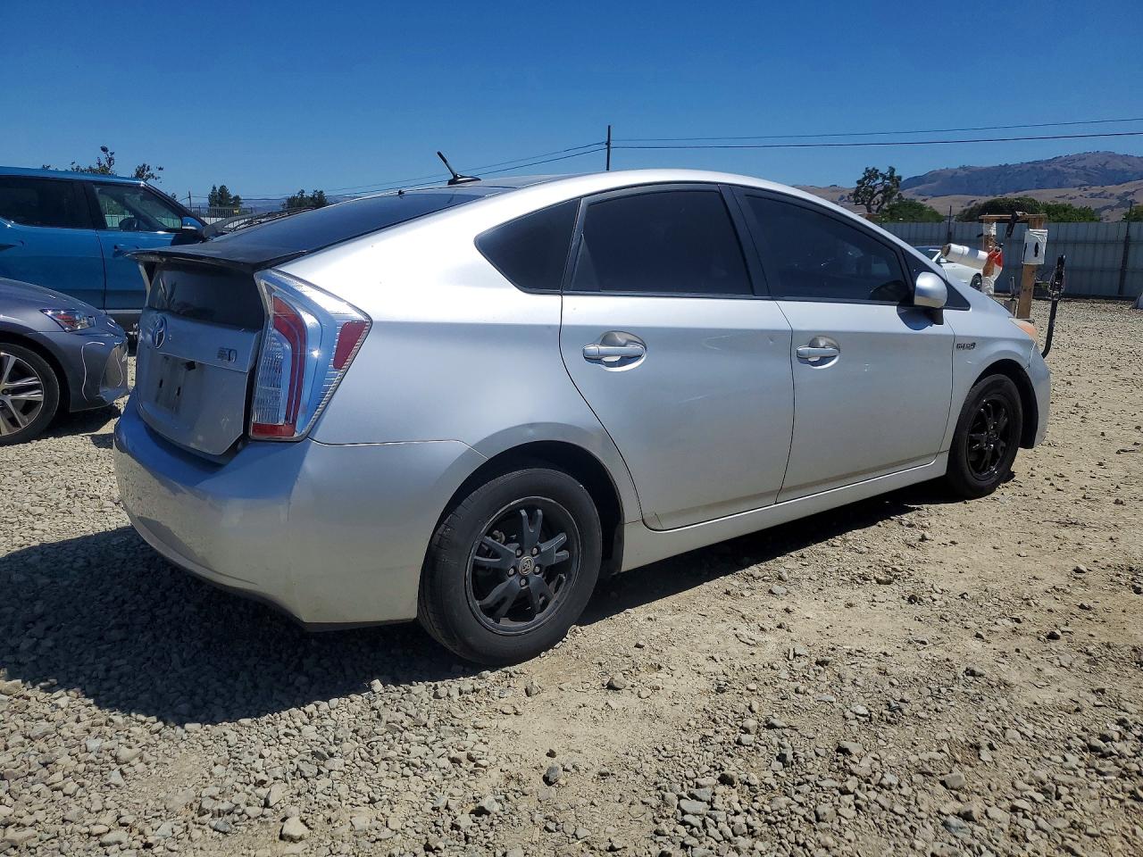 2012 Toyota Prius Three Silver vin: JTDKN3DUXC0336817