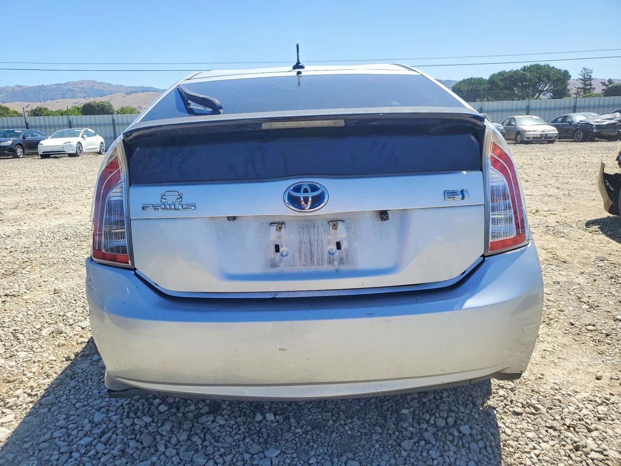 2012 Toyota Prius Three Silver vin: JTDKN3DUXC0336817