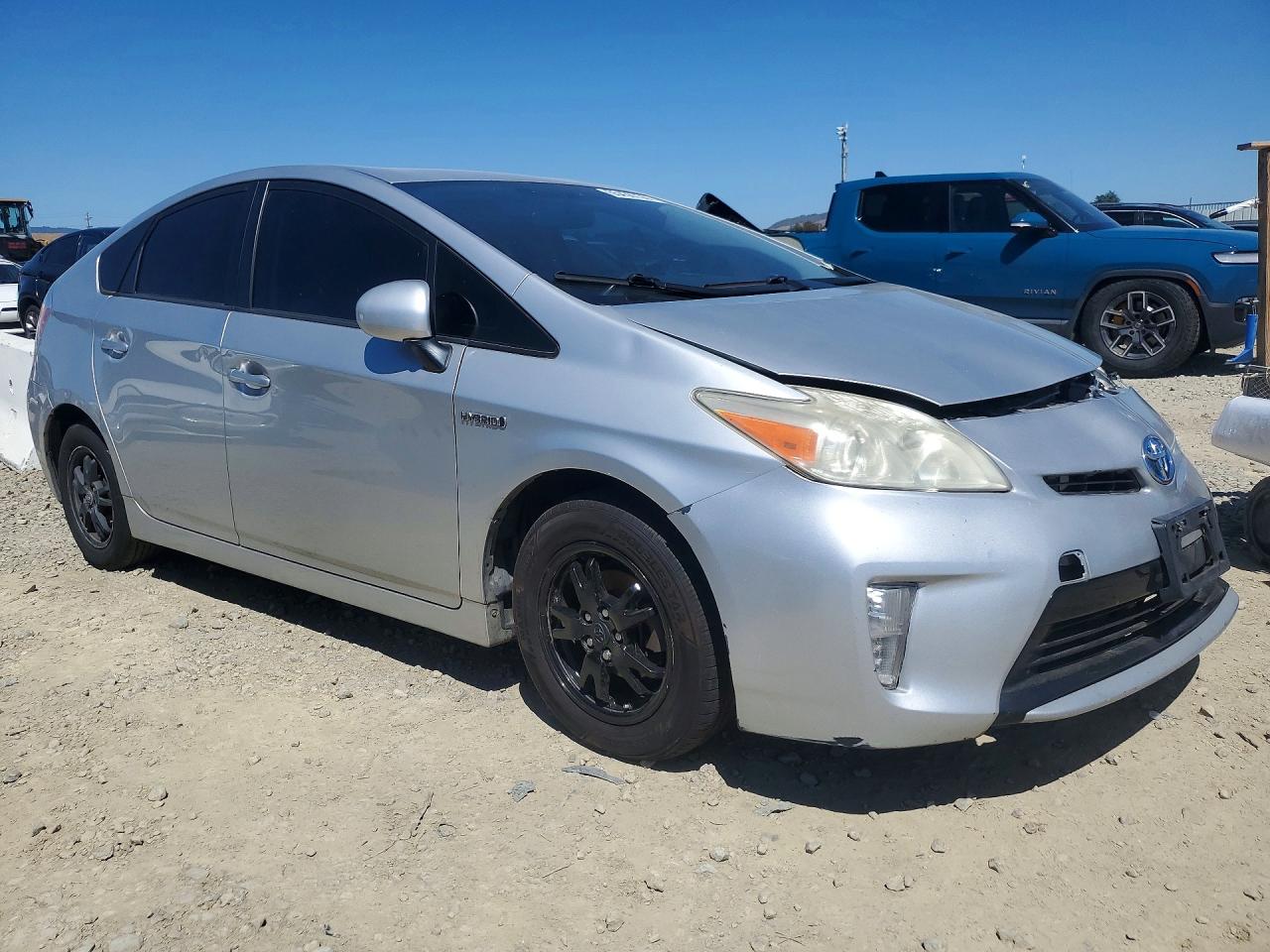 2012 Toyota Prius Three Silver vin: JTDKN3DUXC0336817