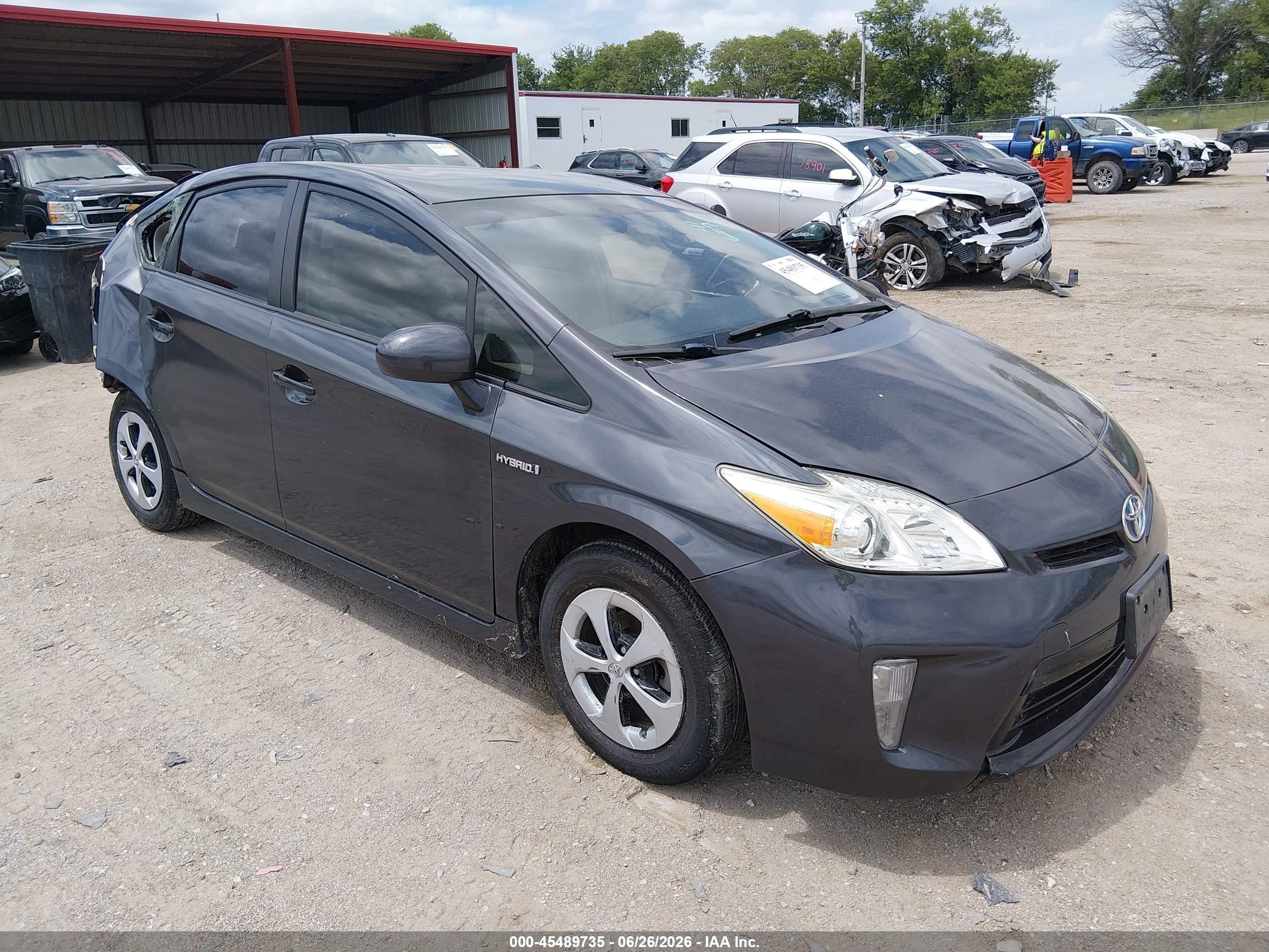 2012 Toyota Prius Two Gray vin: JTDKN3DUXC1486419