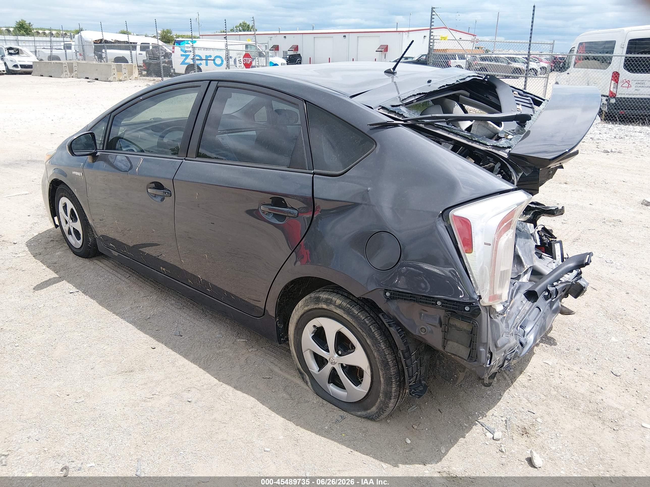 2012 Toyota Prius Two Gray vin: JTDKN3DUXC1486419