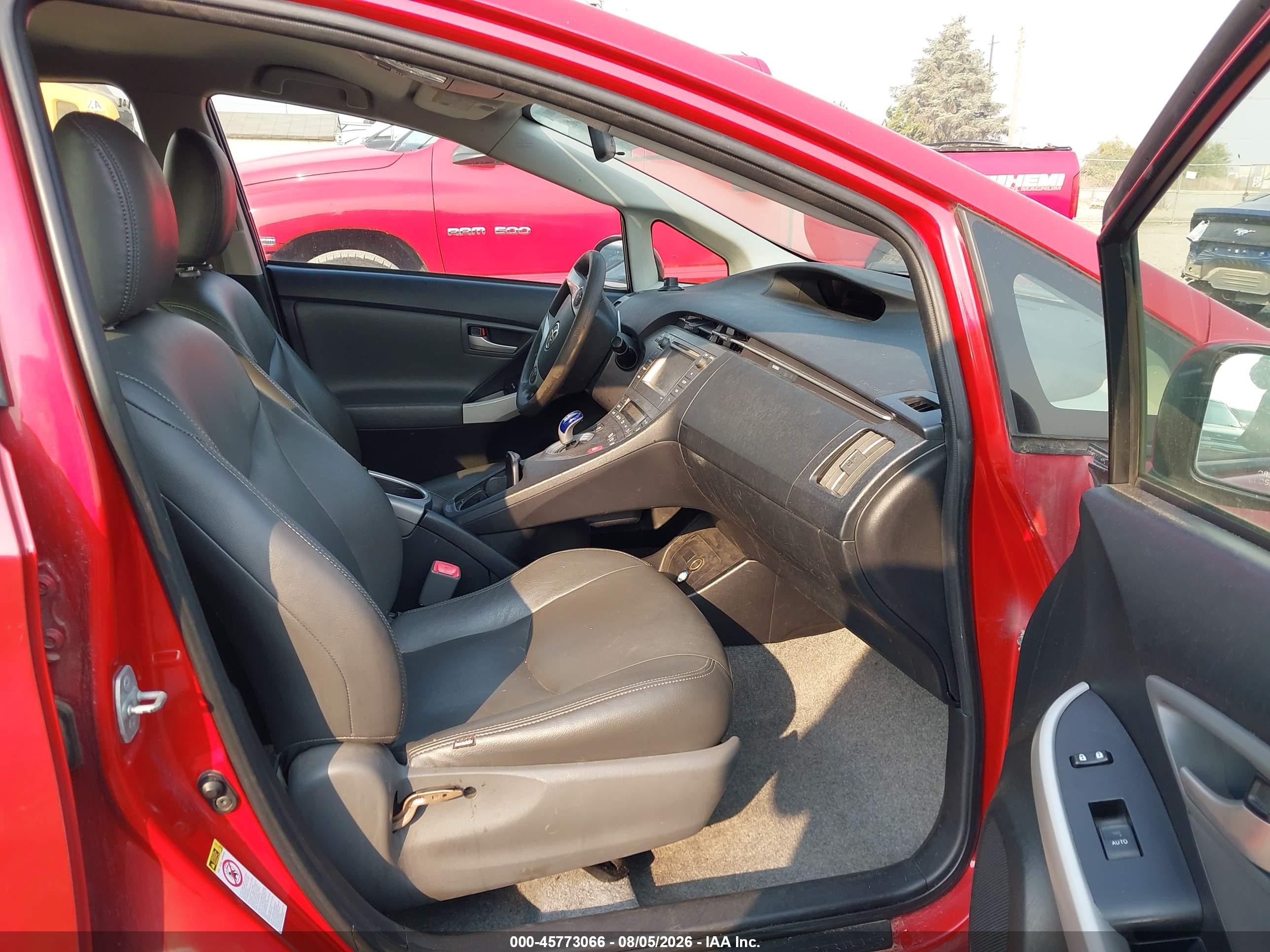 2012 Toyota Prius Two Red vin: JTDKN3DUXC1489188