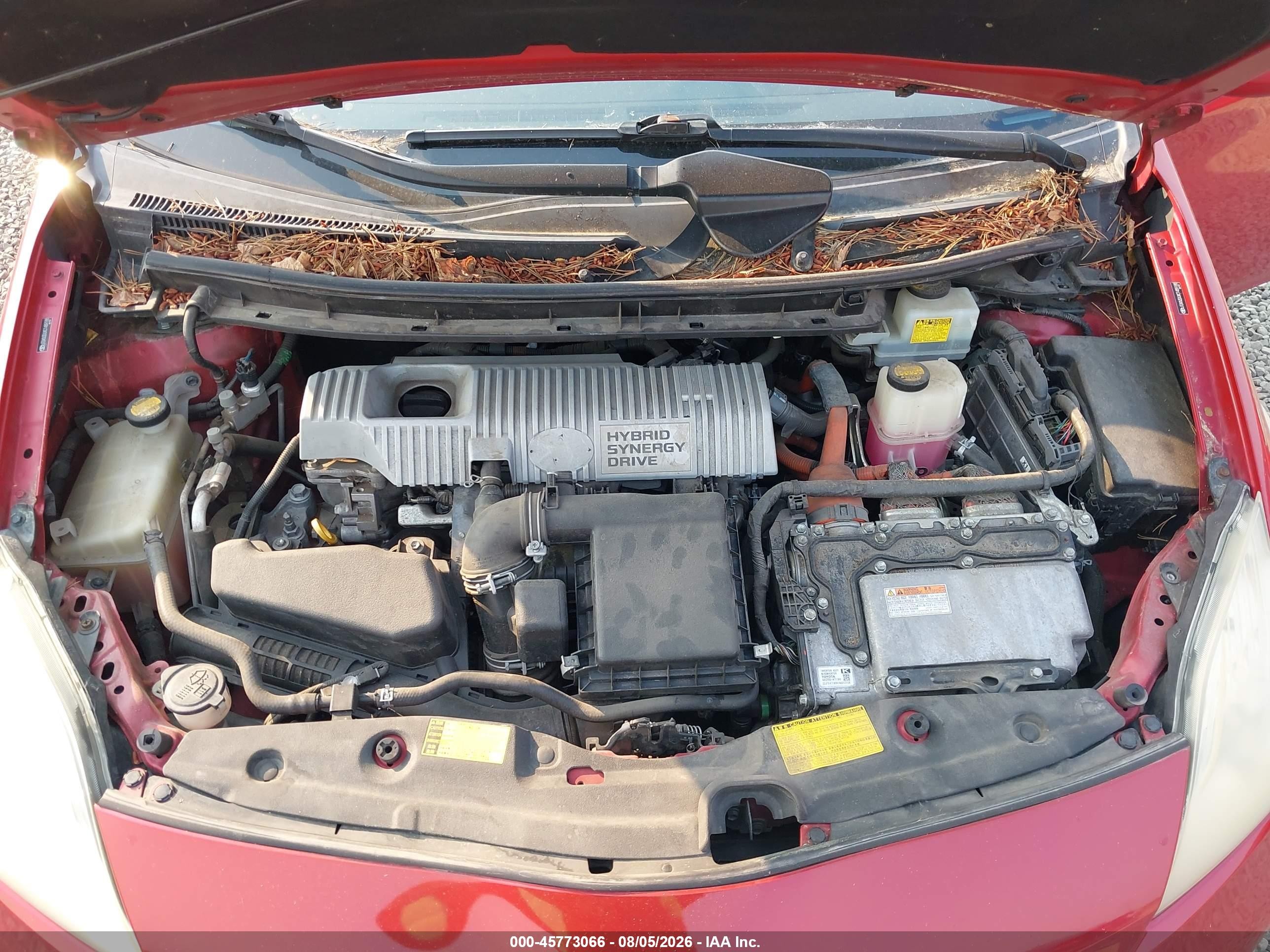 2012 Toyota Prius Two Red vin: JTDKN3DUXC1489188