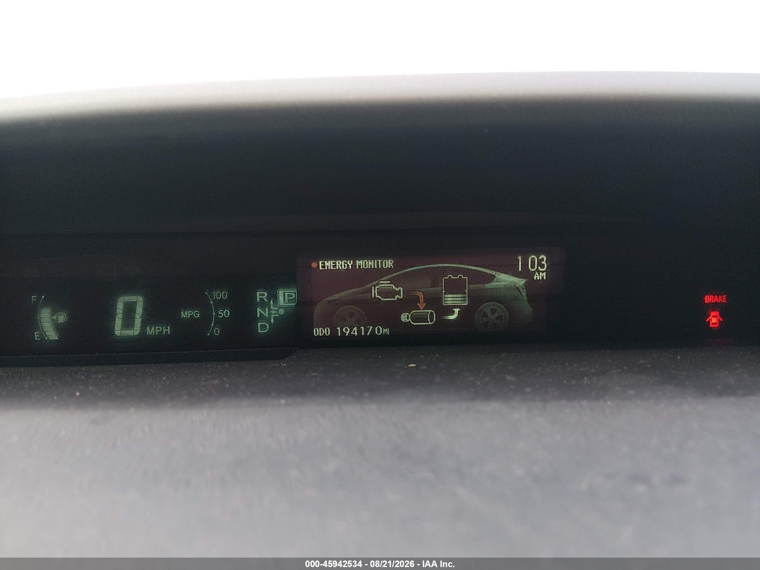 2012 Toyota Prius Three Gray vin: JTDKN3DUXC1494813