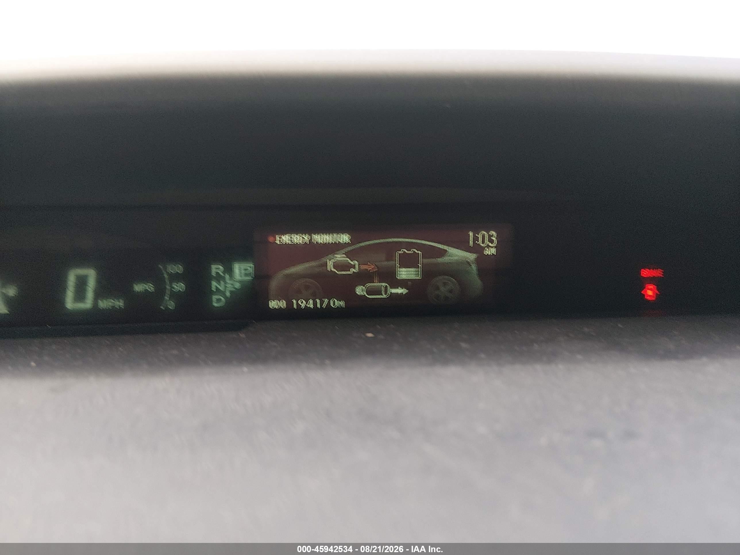 2012 Toyota Prius Three Gray vin: JTDKN3DUXC1494813