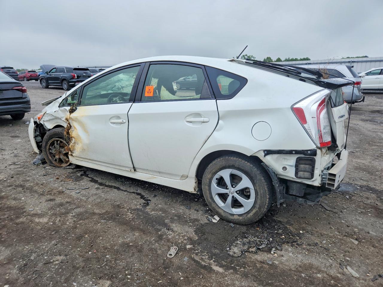 2012 Toyota Prius Two White vin: JTDKN3DUXC1496027