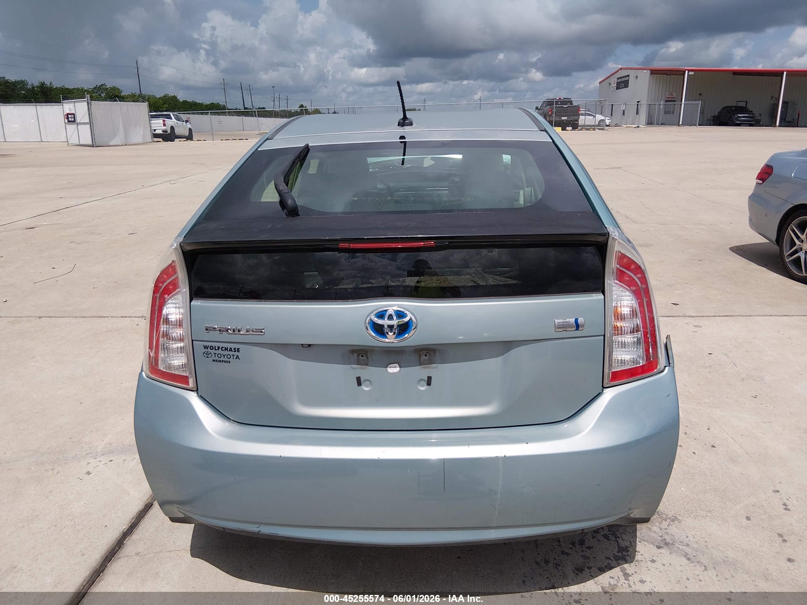2012 Toyota Prius Three Light Blue vin: JTDKN3DUXC1506104