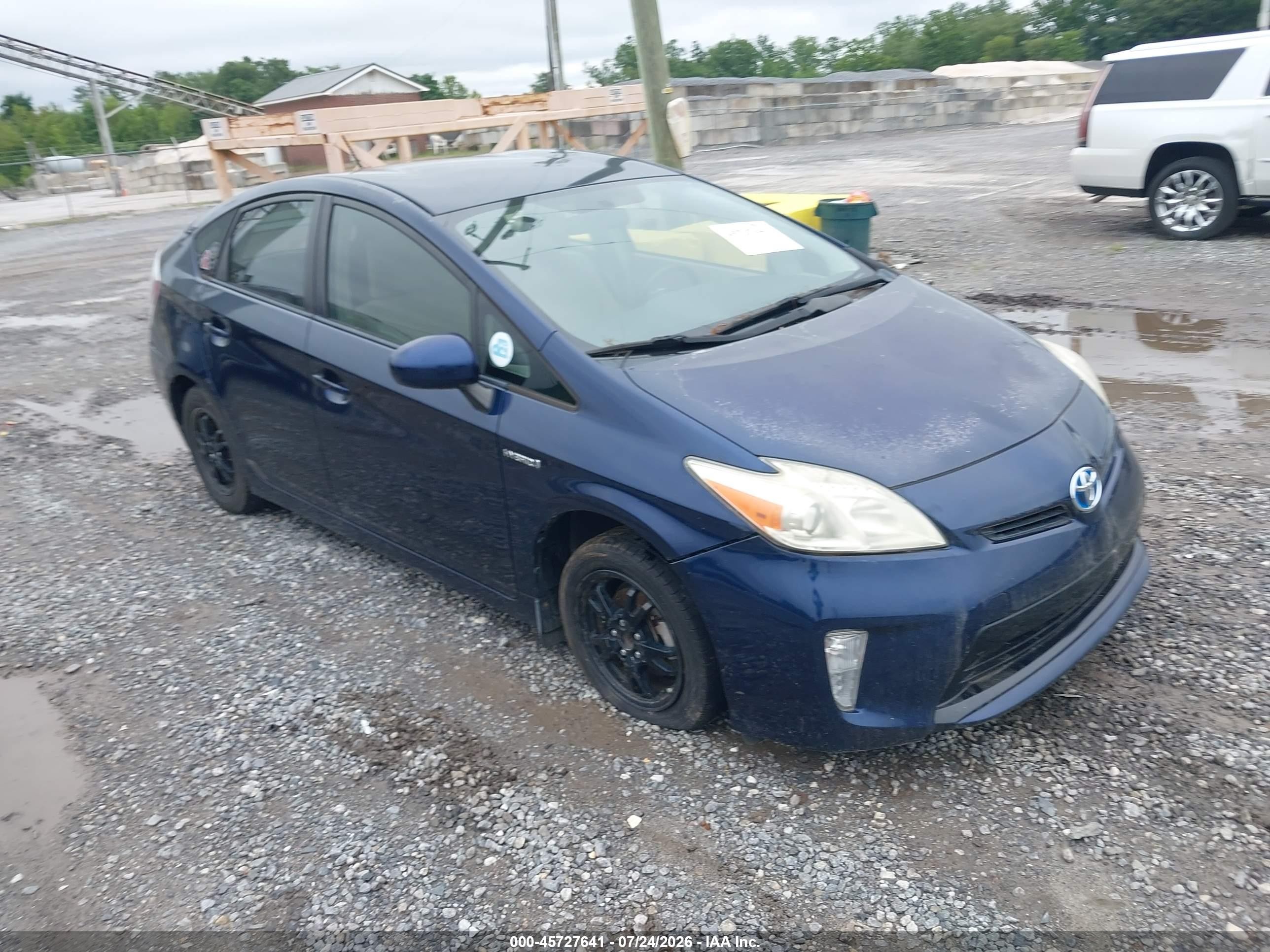 2012 Toyota Prius Two Синий vin: JTDKN3DUXC1515949
