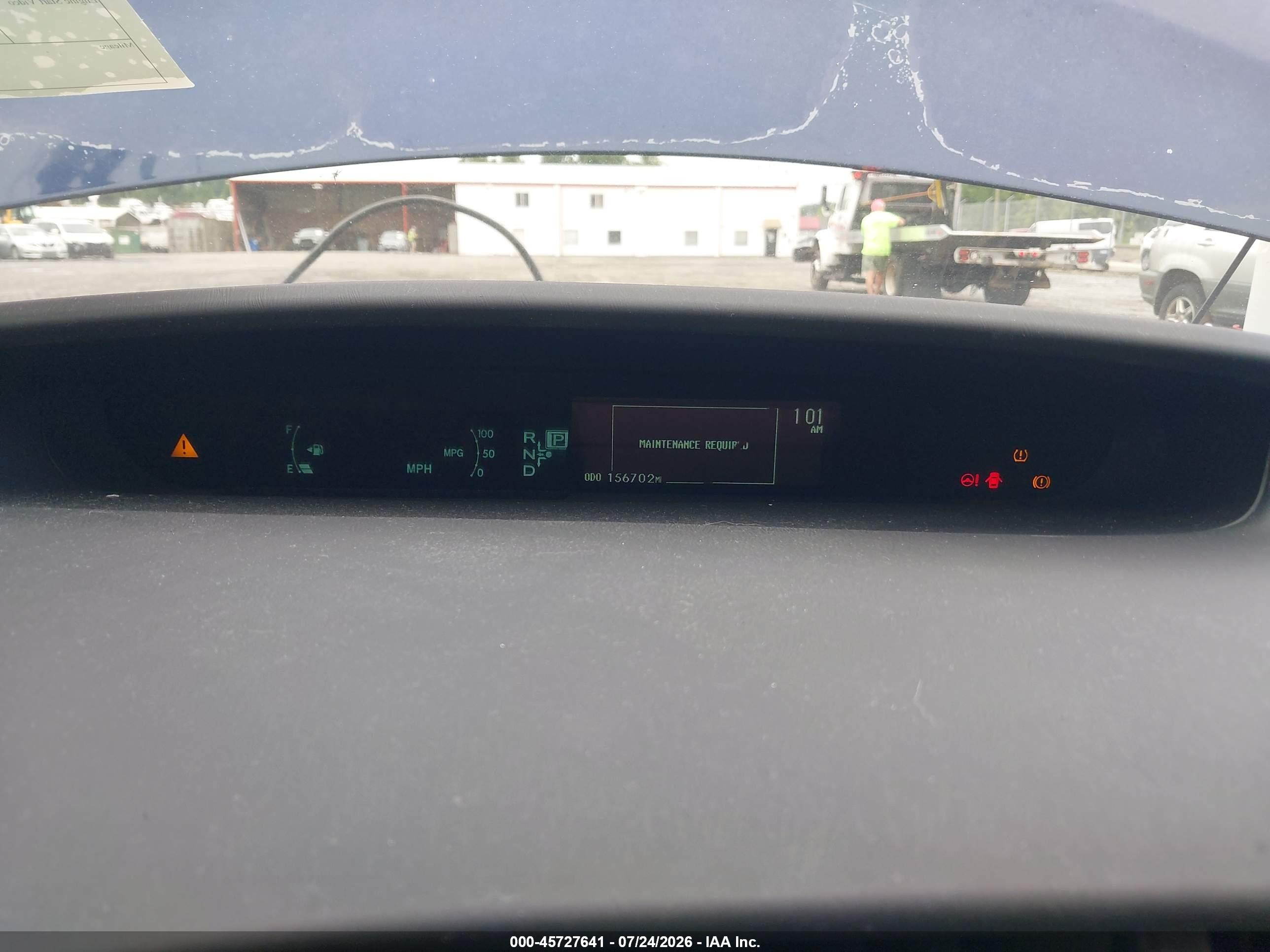 2012 Toyota Prius Two Синий vin: JTDKN3DUXC1515949