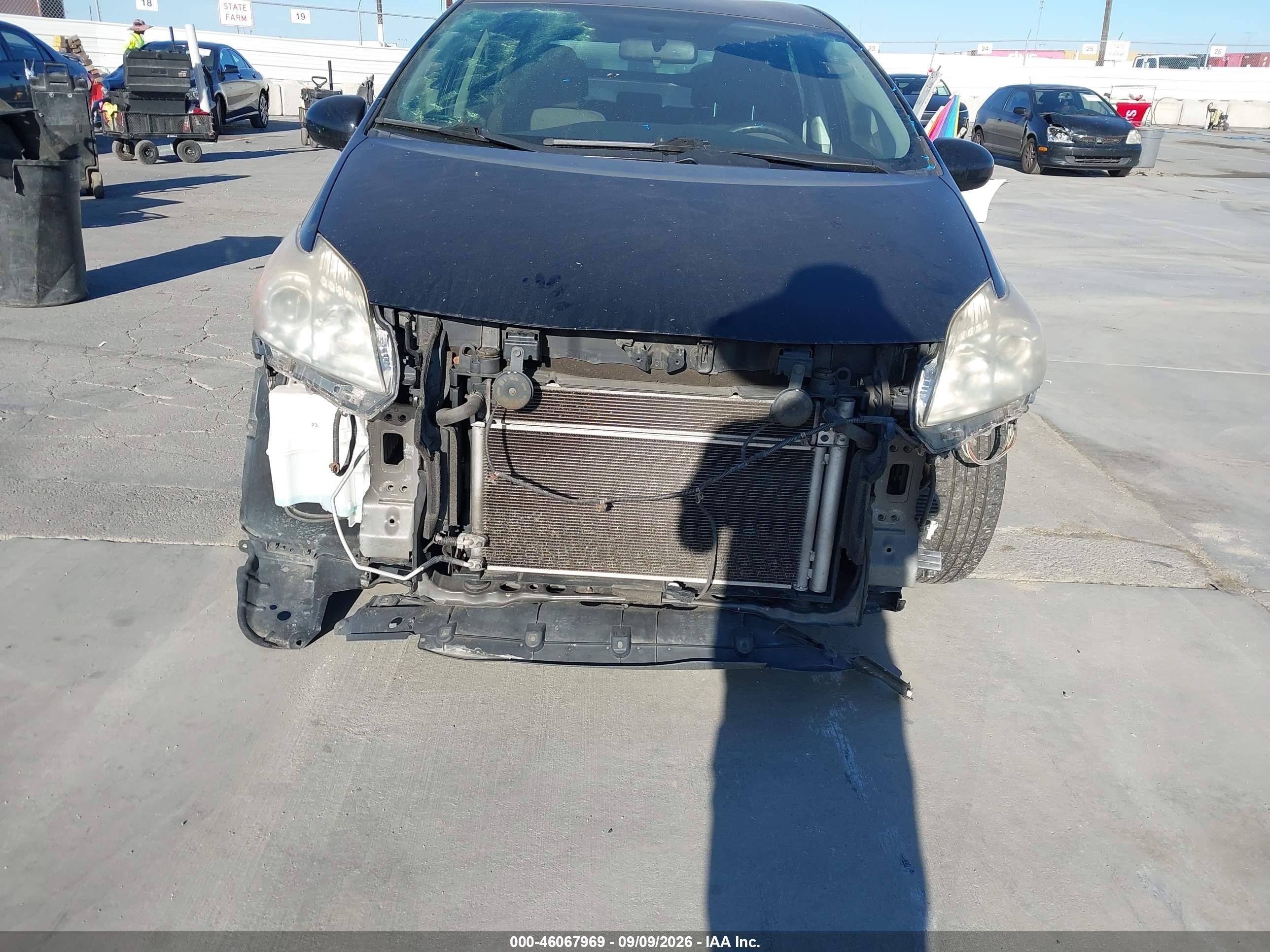 2012 Toyota Prius Two Black vin: JTDKN3DUXC1523226