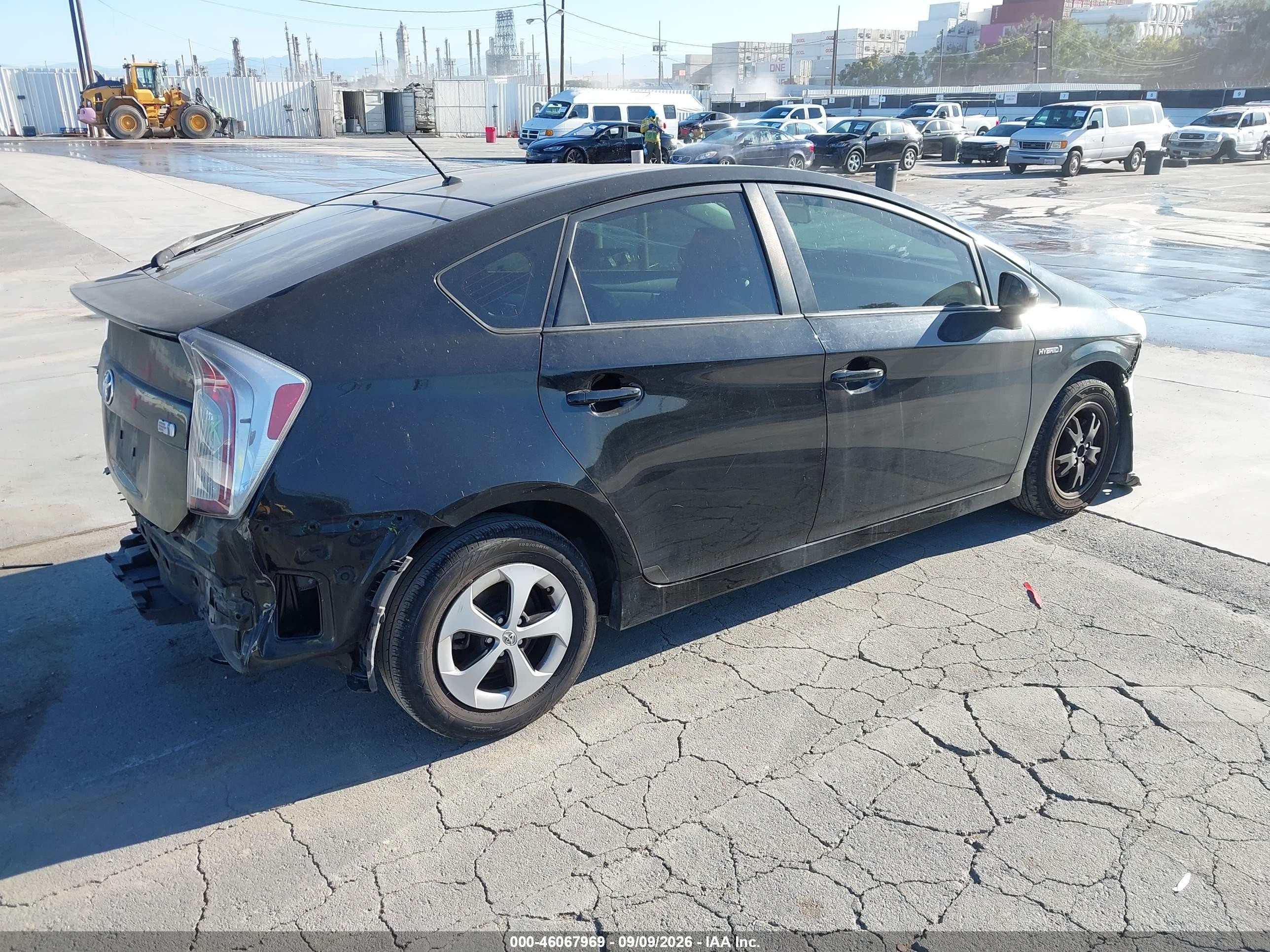 2012 Toyota Prius Two Black vin: JTDKN3DUXC1523226