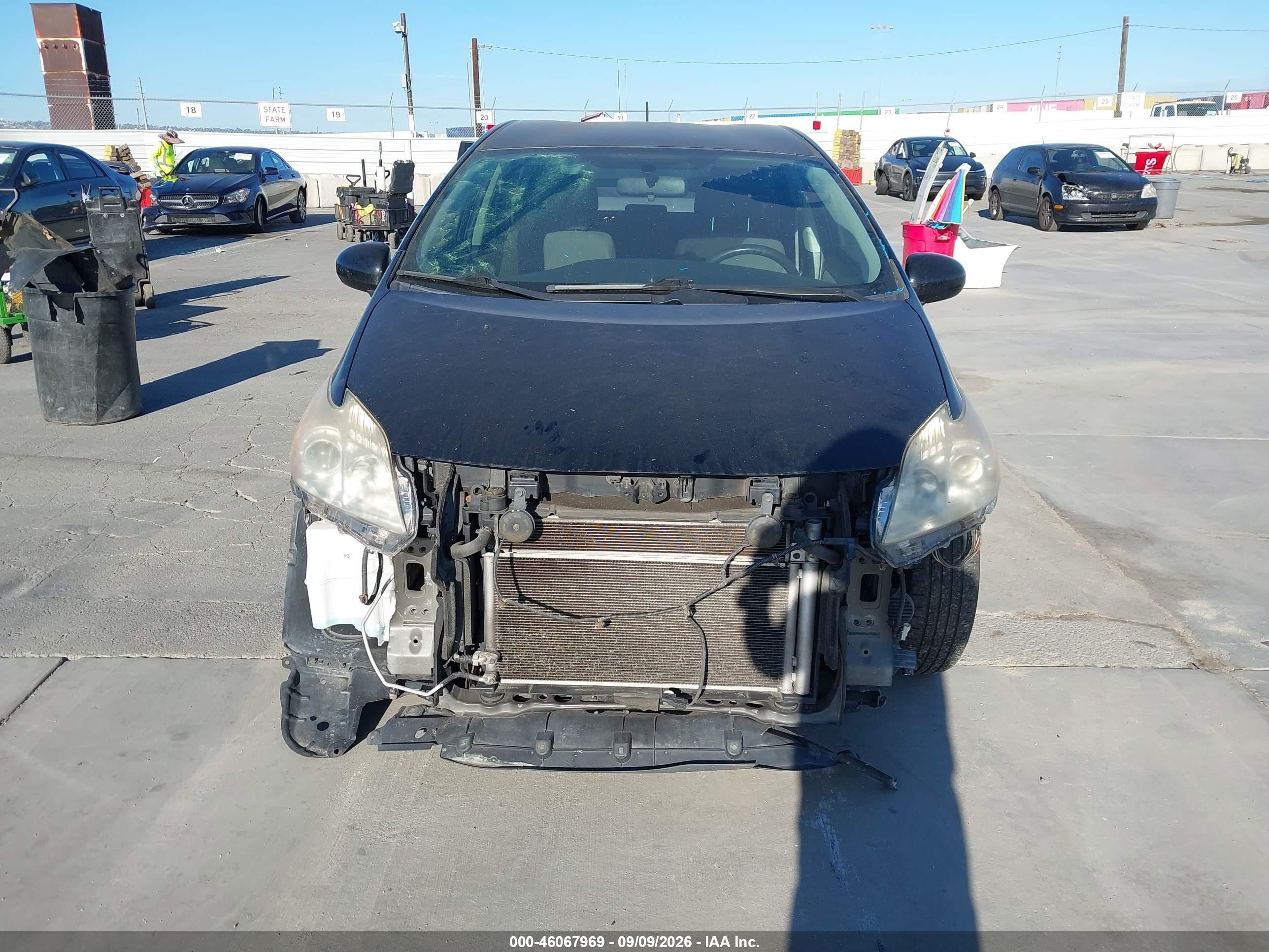 2012 Toyota Prius Two Black vin: JTDKN3DUXC1523226