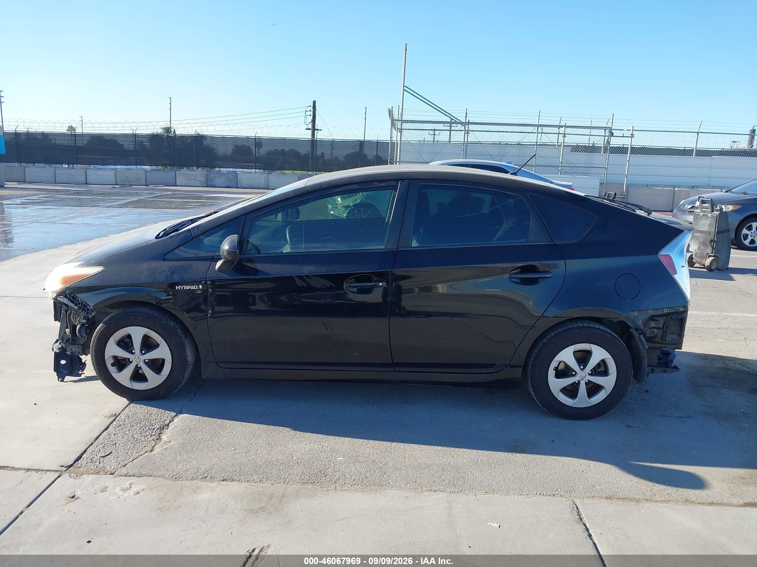 2012 Toyota Prius Two Black vin: JTDKN3DUXC1523226