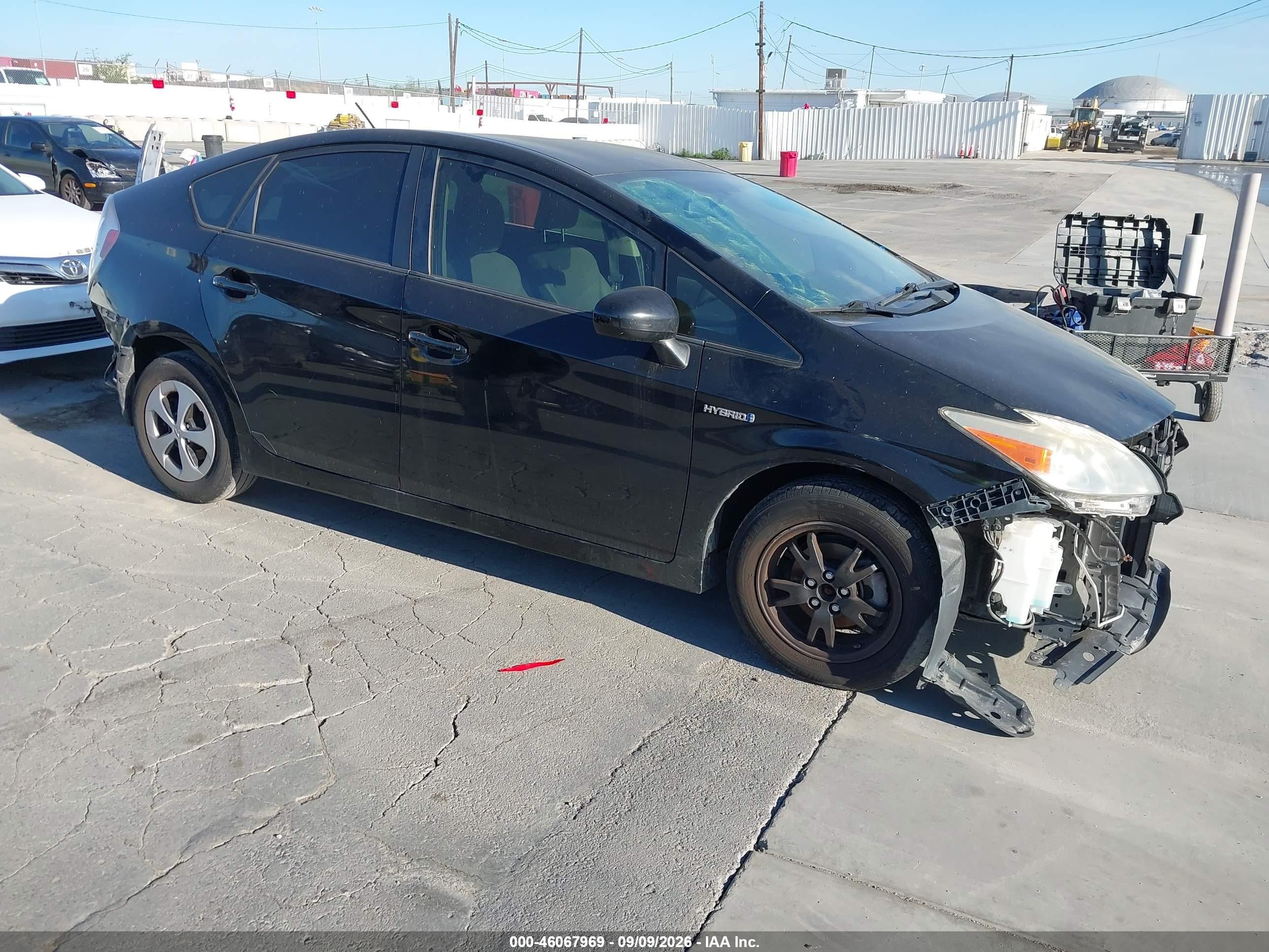 2012 Toyota Prius Two Black vin: JTDKN3DUXC1523226