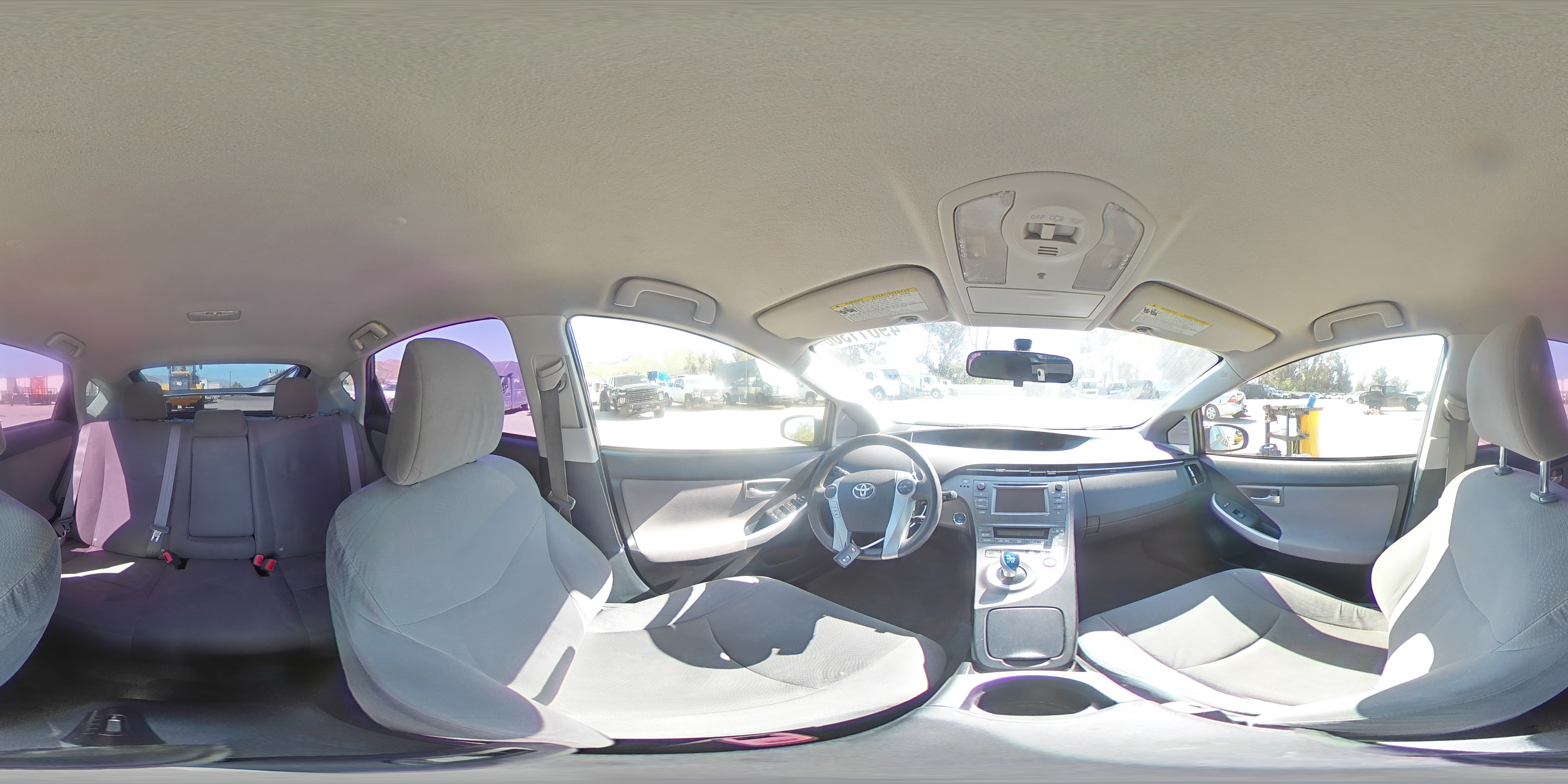 2012 Toyota Prius Two Gray vin: JTDKN3DUXC1538521