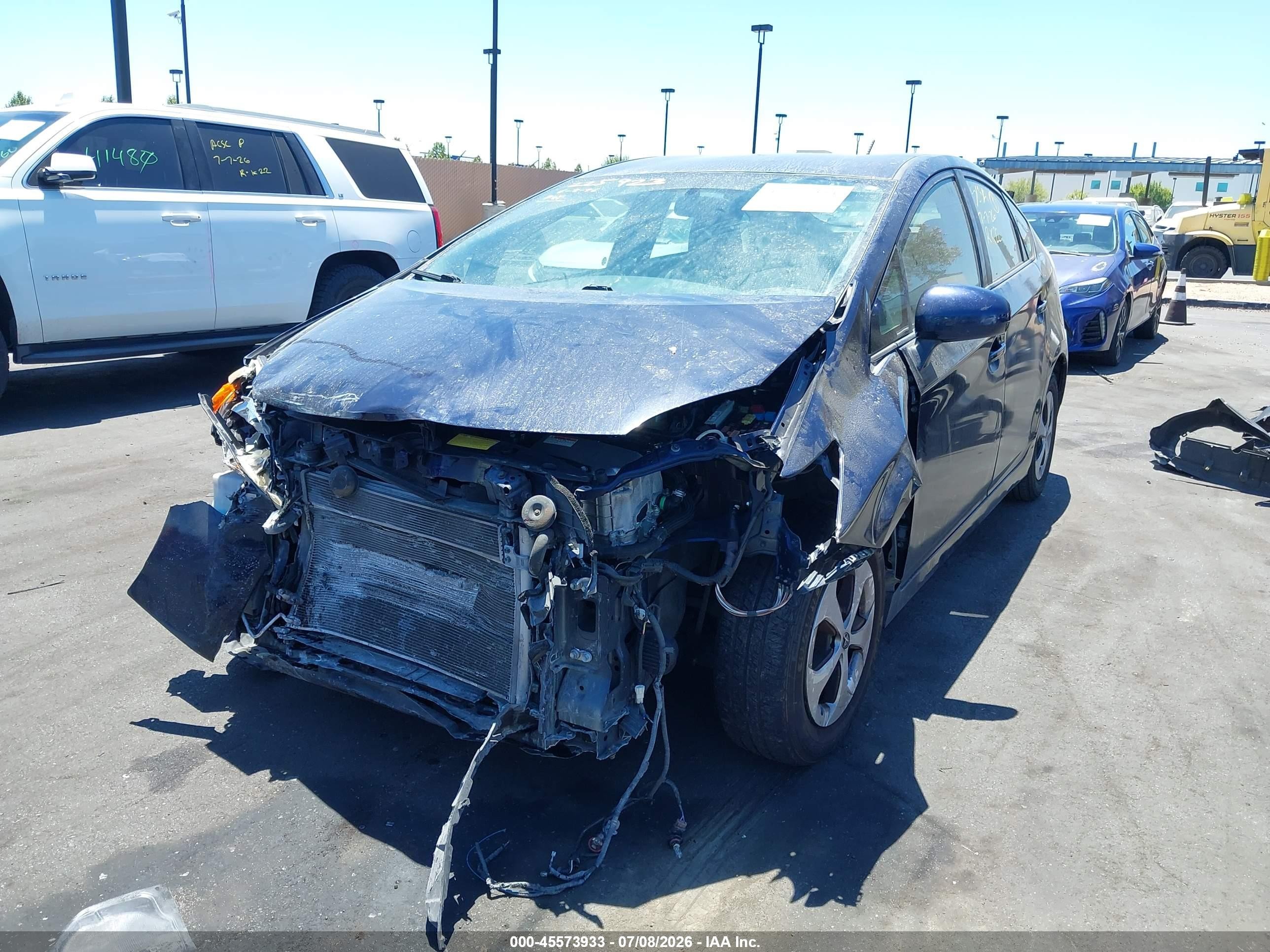 2012 Toyota Prius Two Dark Blue vin: JTDKN3DUXC1538759