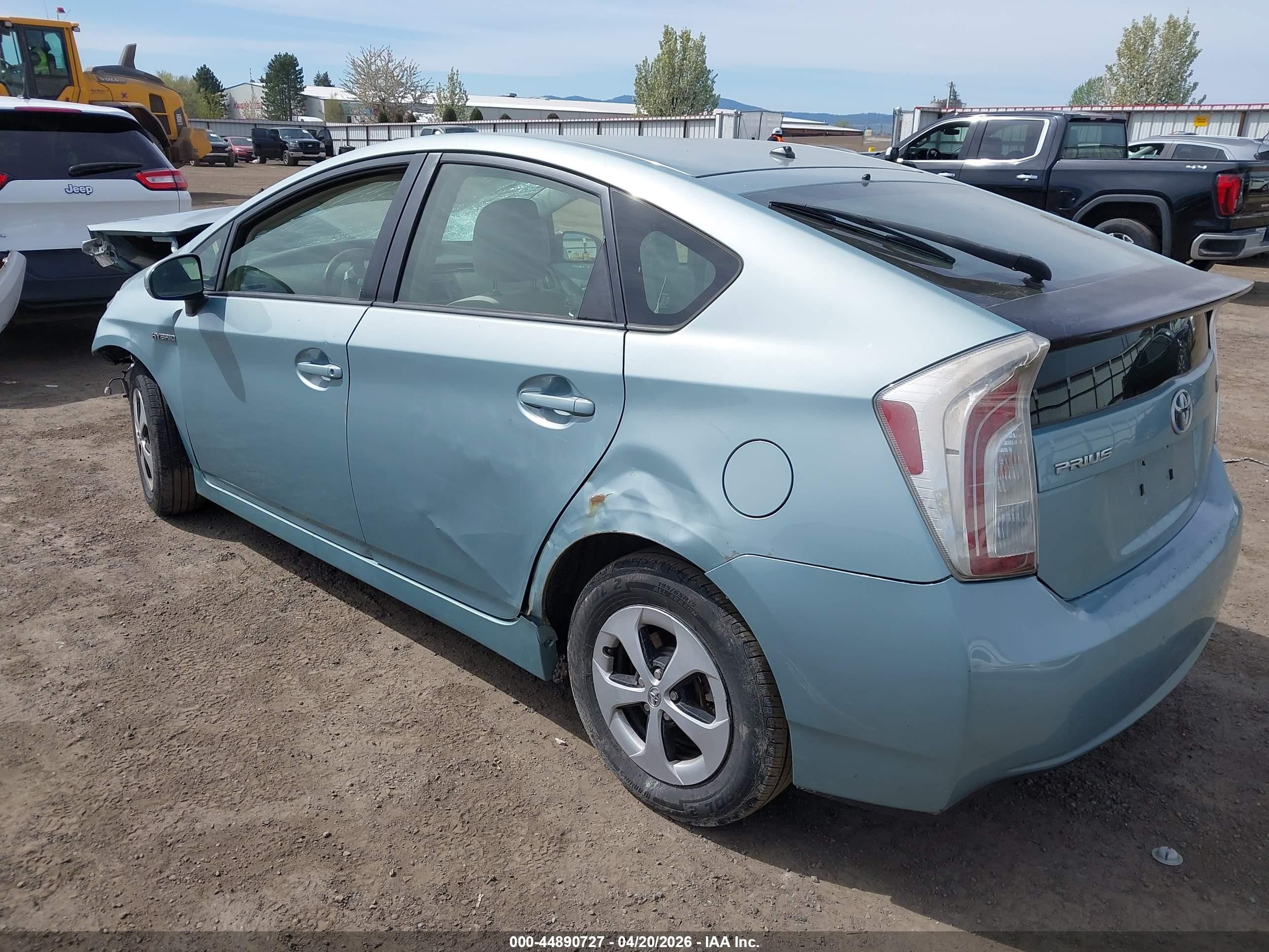 2012 Toyota Prius Two Blue vin: JTDKN3DUXC1539104