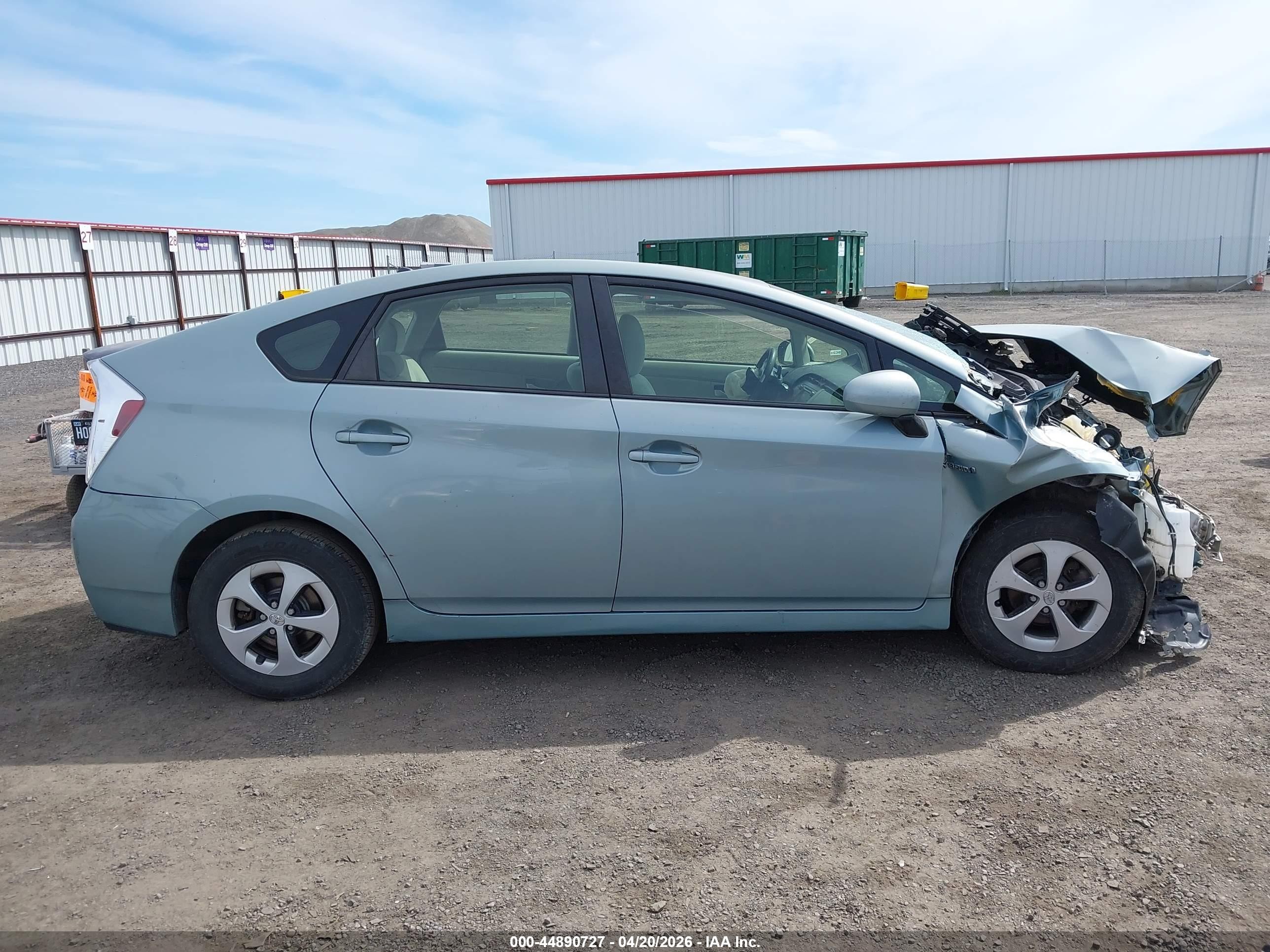 2012 Toyota Prius Two Blue vin: JTDKN3DUXC1539104