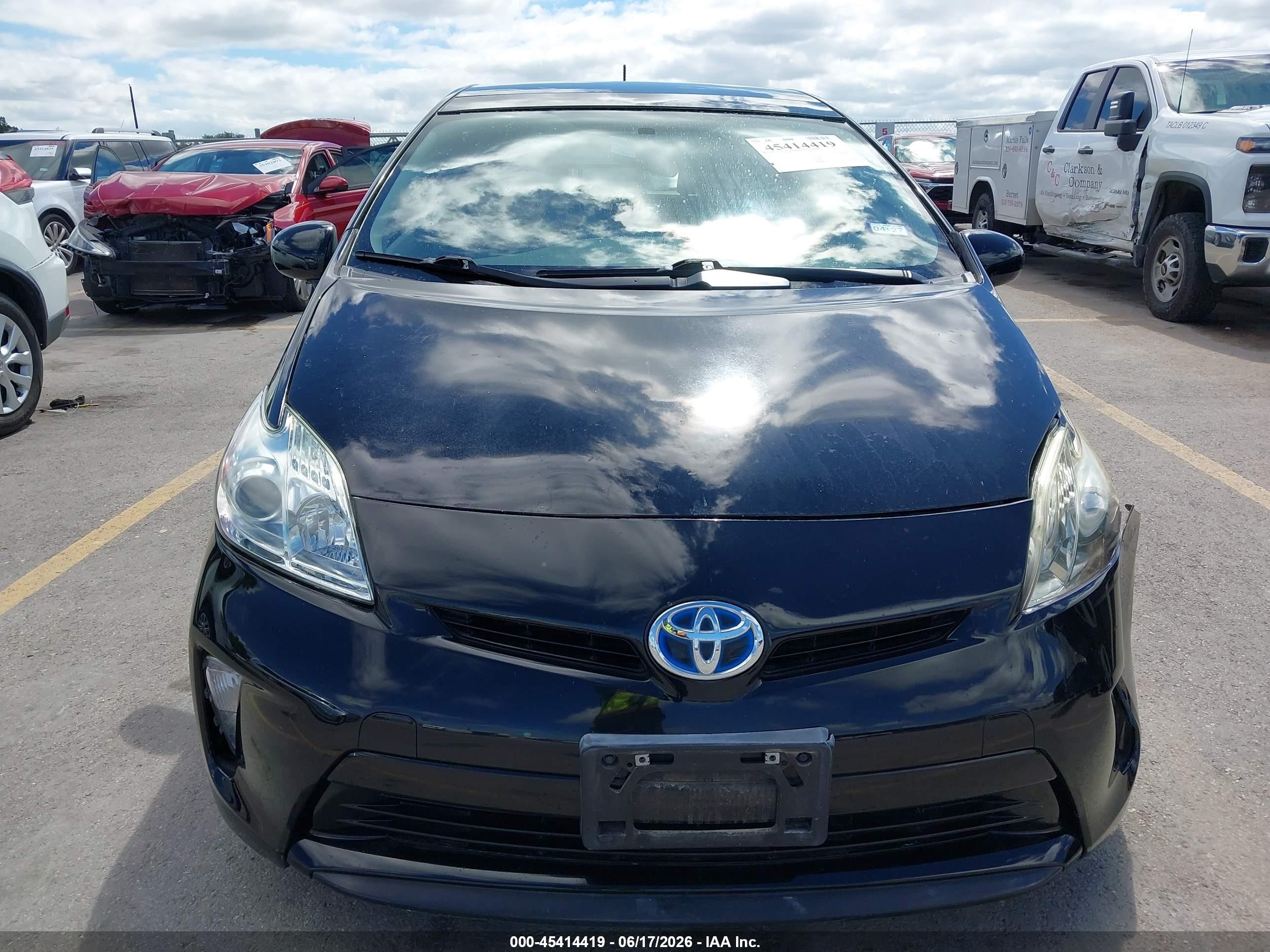 2012 Toyota Prius Three Black vin: JTDKN3DUXC1539250