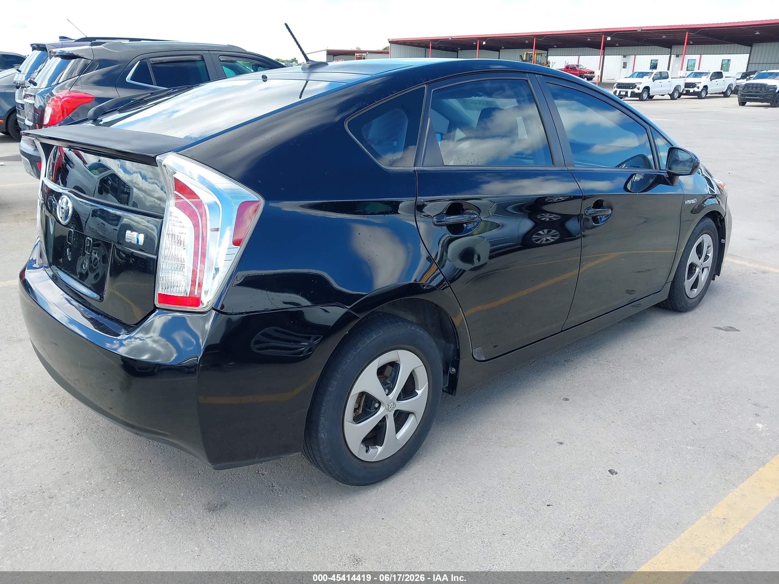 2012 Toyota Prius Three Black vin: JTDKN3DUXC1539250