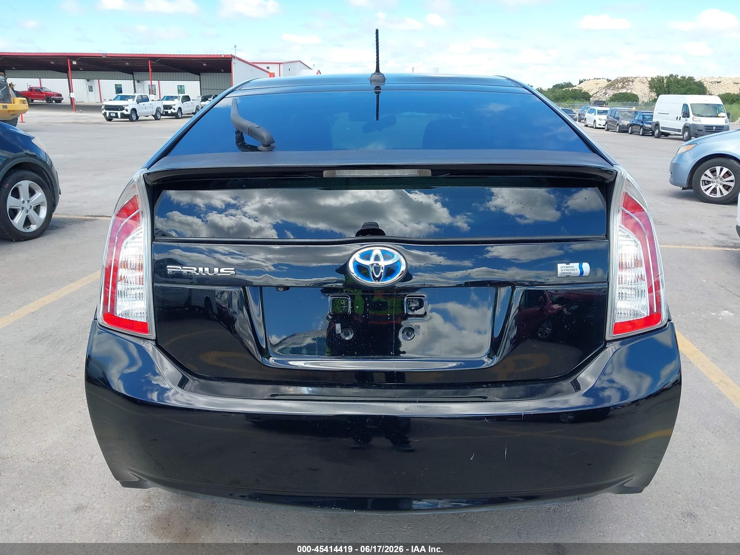 2012 Toyota Prius Three Black vin: JTDKN3DUXC1539250