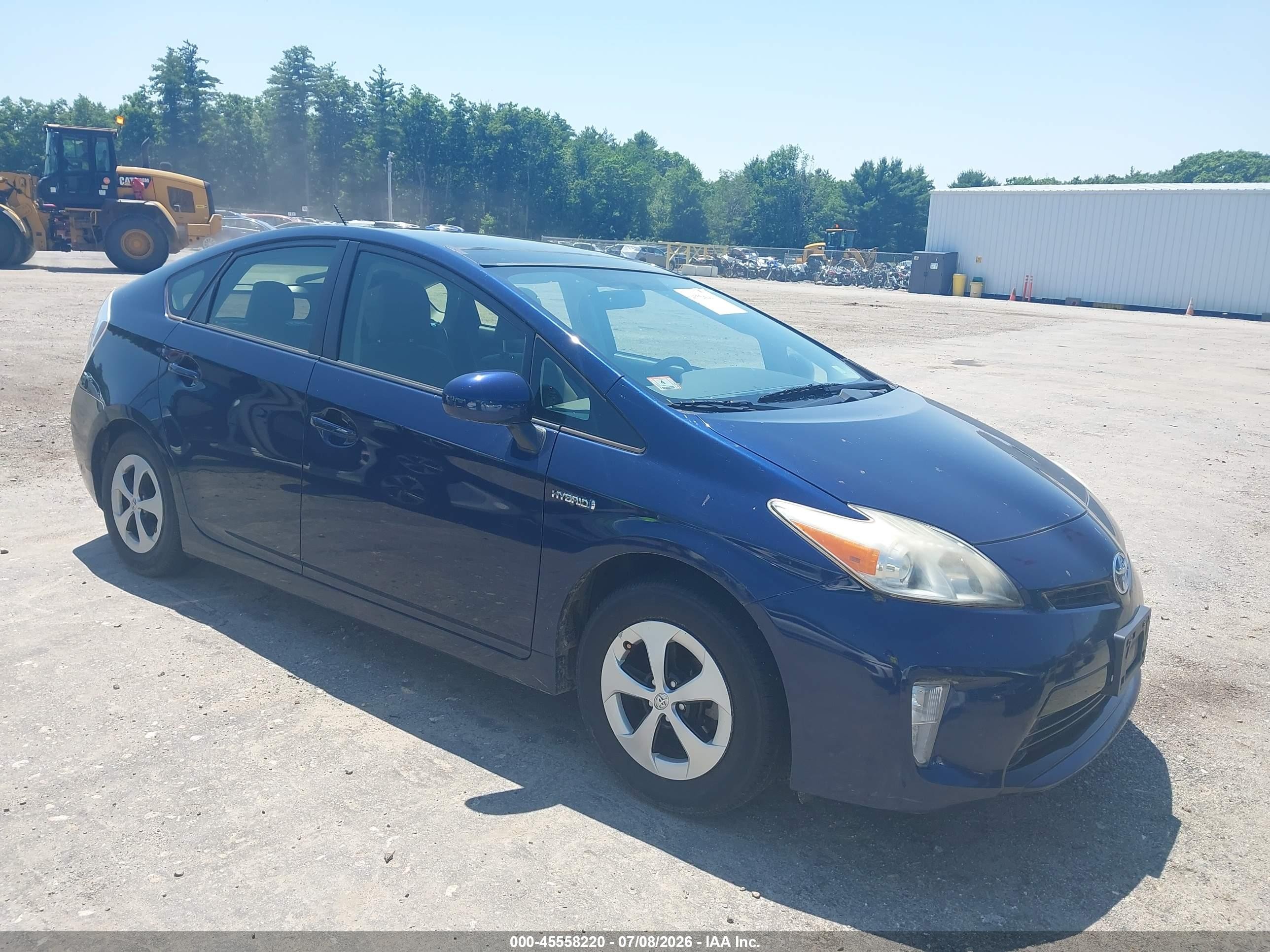 2012 Toyota Prius Three Blue vin: JTDKN3DUXC1550510