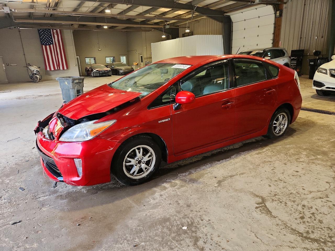 2012 Toyota Prius Four Red vin: JTDKN3DUXC1552399