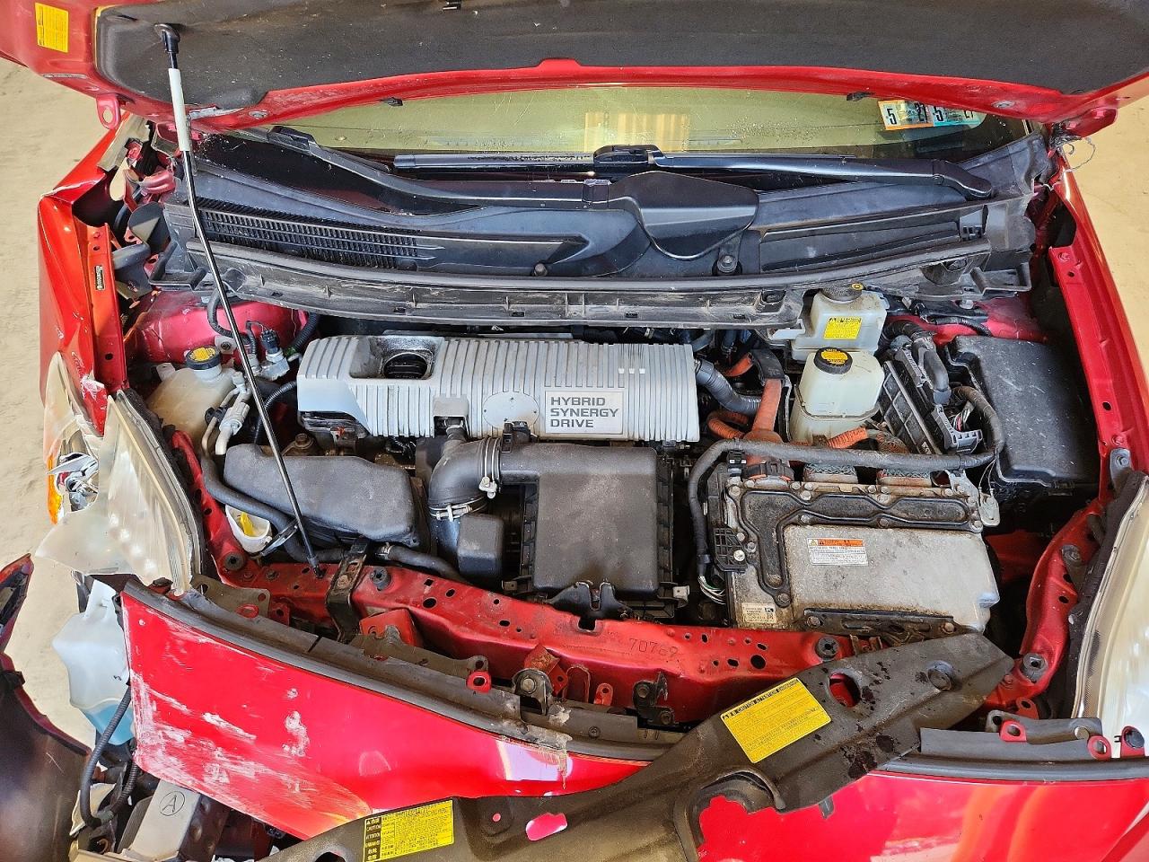 2012 Toyota Prius Four Red vin: JTDKN3DUXC1552399