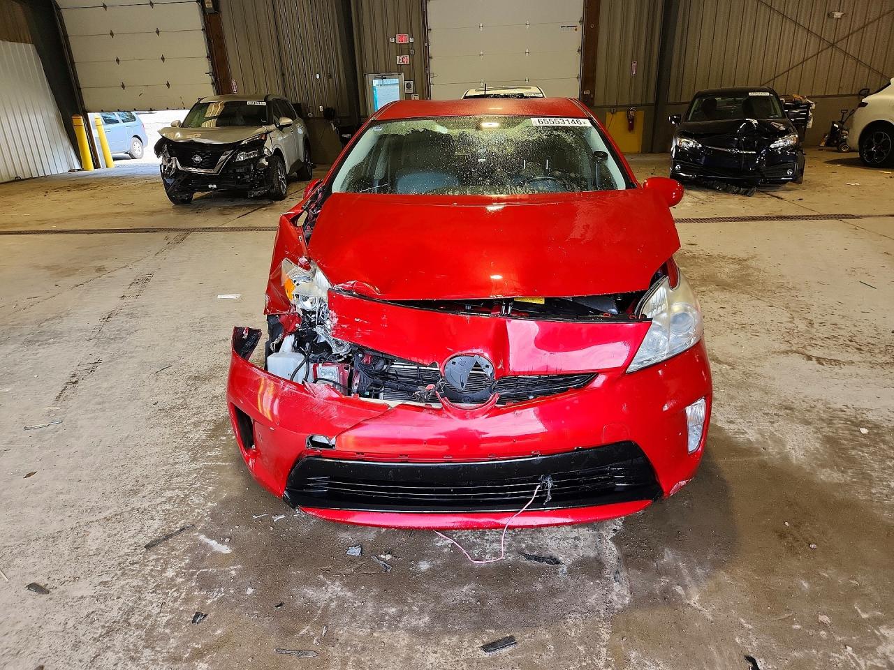 2012 Toyota Prius Four Red vin: JTDKN3DUXC1552399