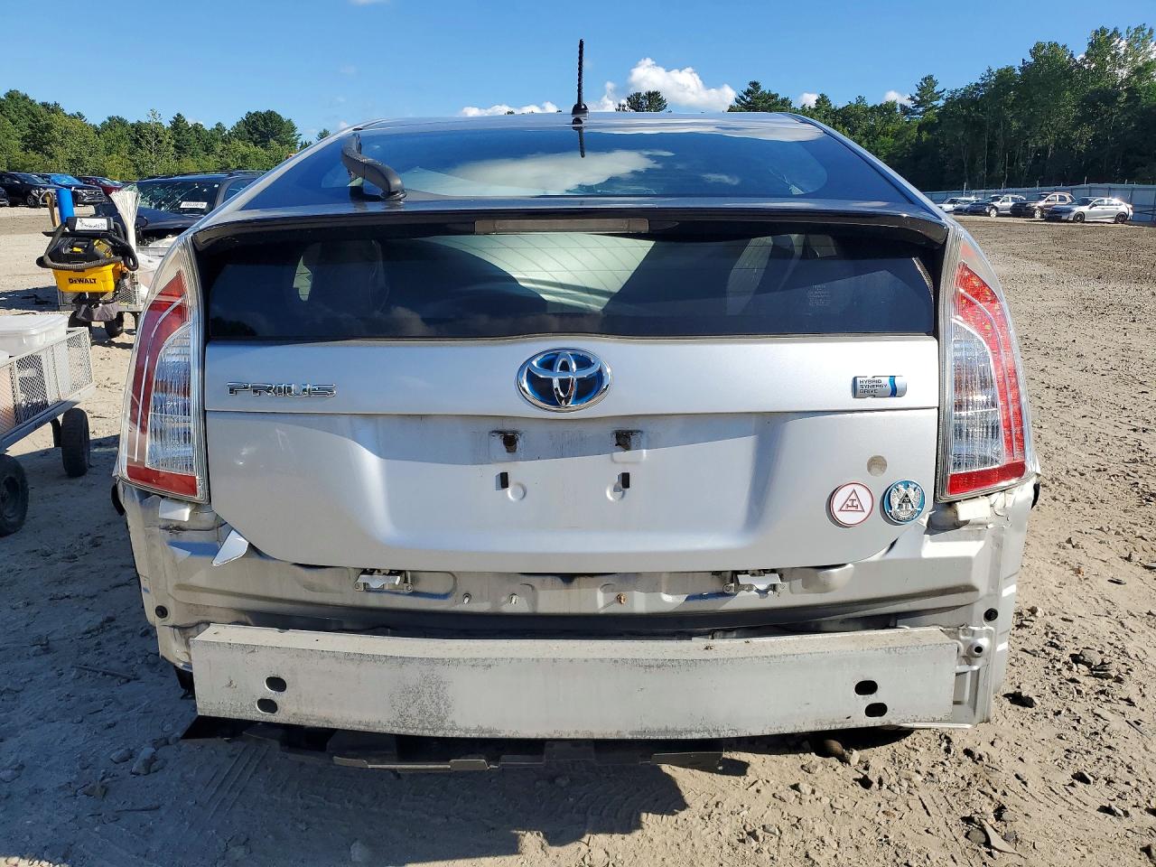 2012 Toyota Prius Two Silver vin: JTDKN3DUXC1557392