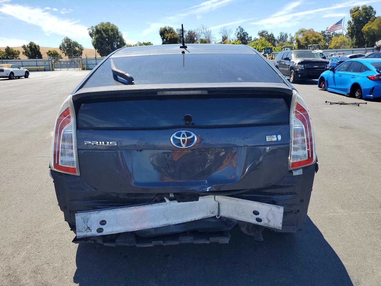 2012 Toyota Prius Three Gray vin: JTDKN3DUXC1580431