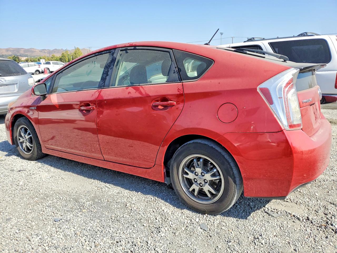 2012 Toyota Prius Two Красный vin: JTDKN3DUXC1599643