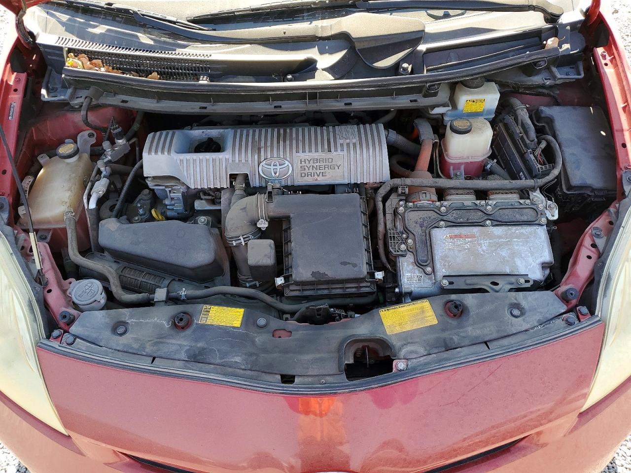2012 Toyota Prius Two Красный vin: JTDKN3DUXC1599643