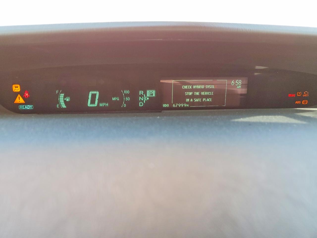 2012 Toyota Prius Two Красный vin: JTDKN3DUXC1599643