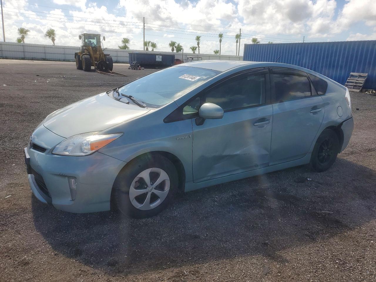 2012 Toyota Prius Two Green vin: JTDKN3DUXC1604114