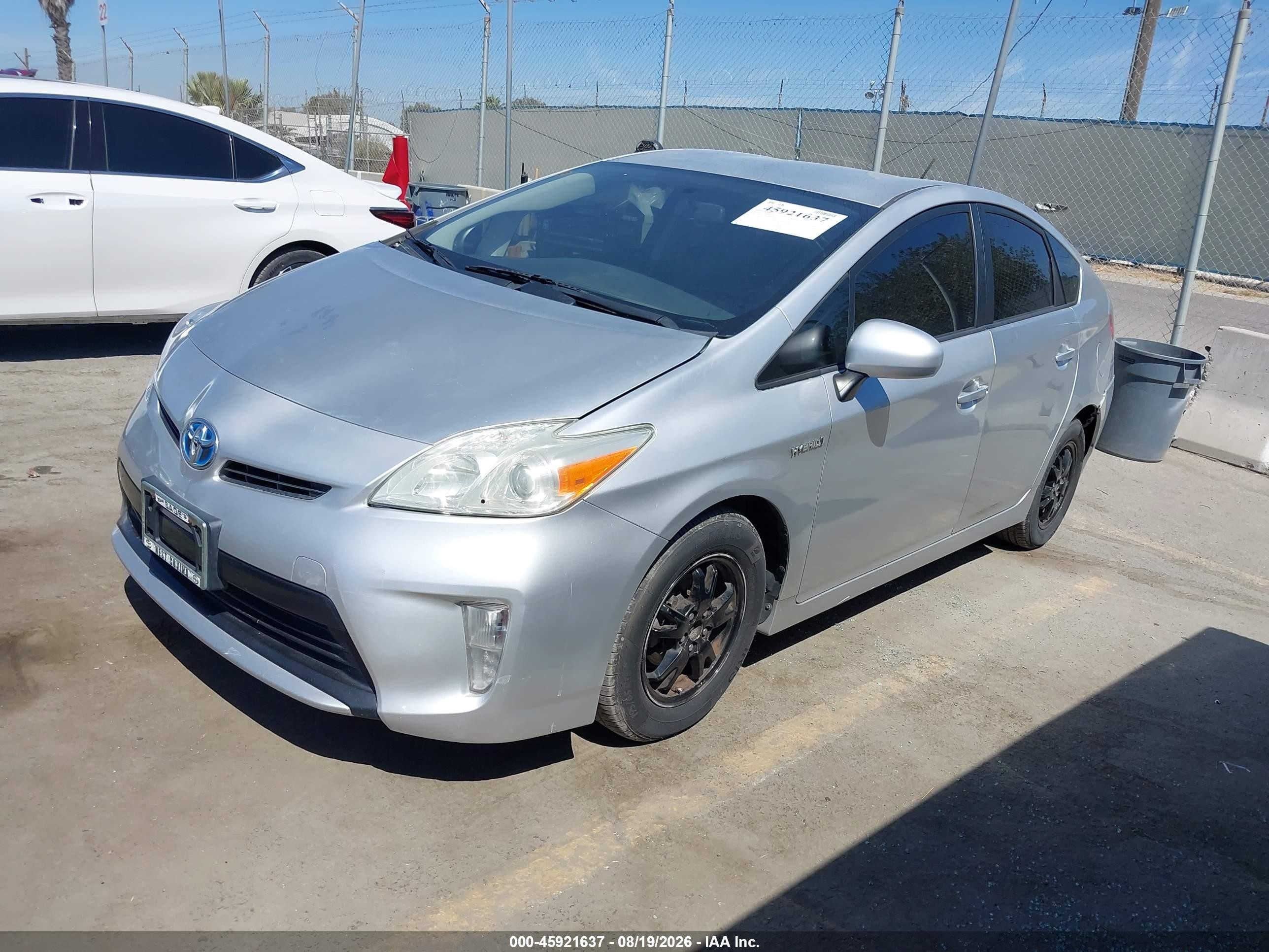 2012 Toyota Prius Two Silver vin: JTDKN3DUXC5379427