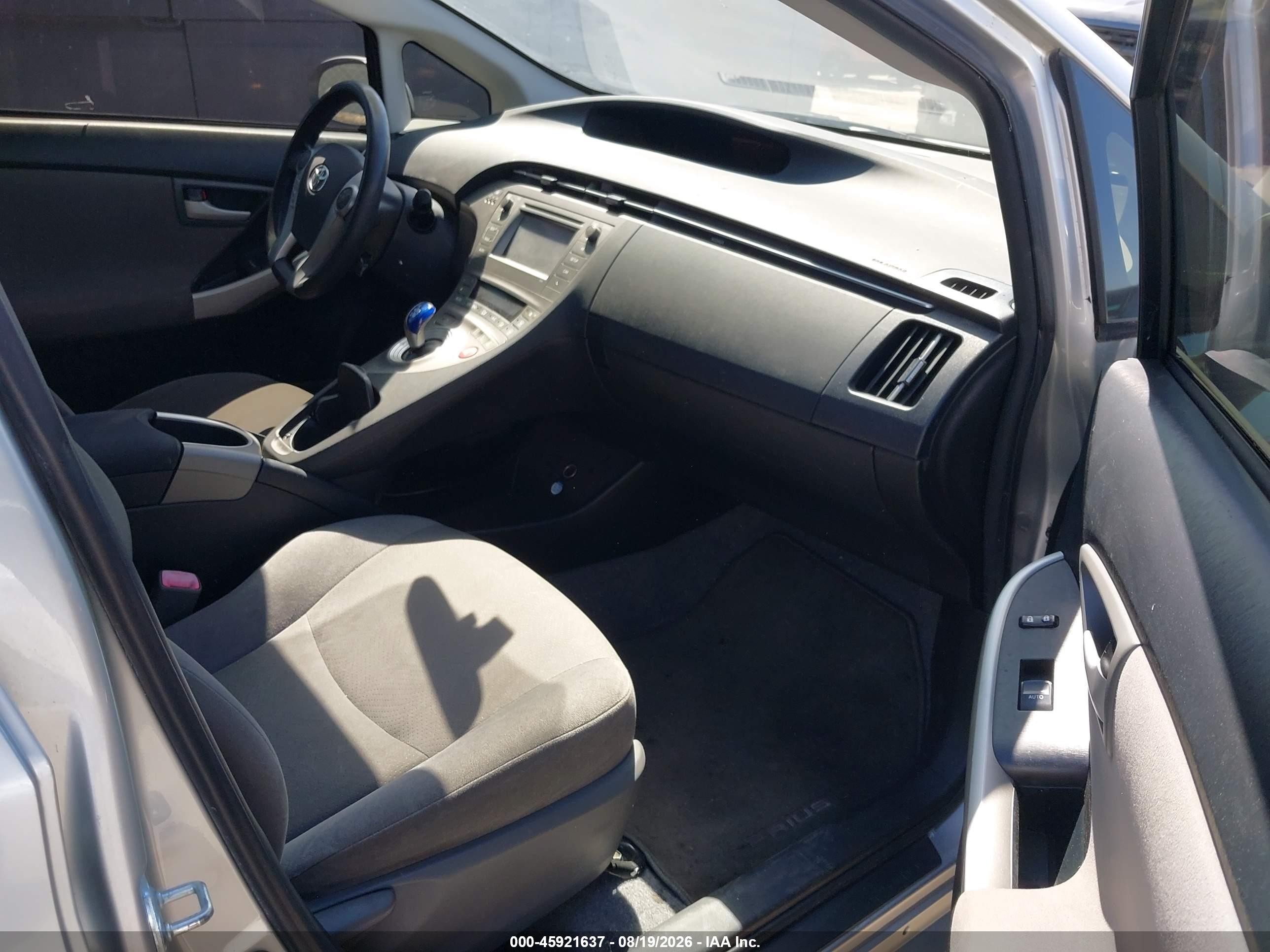 2012 Toyota Prius Two Silver vin: JTDKN3DUXC5379427