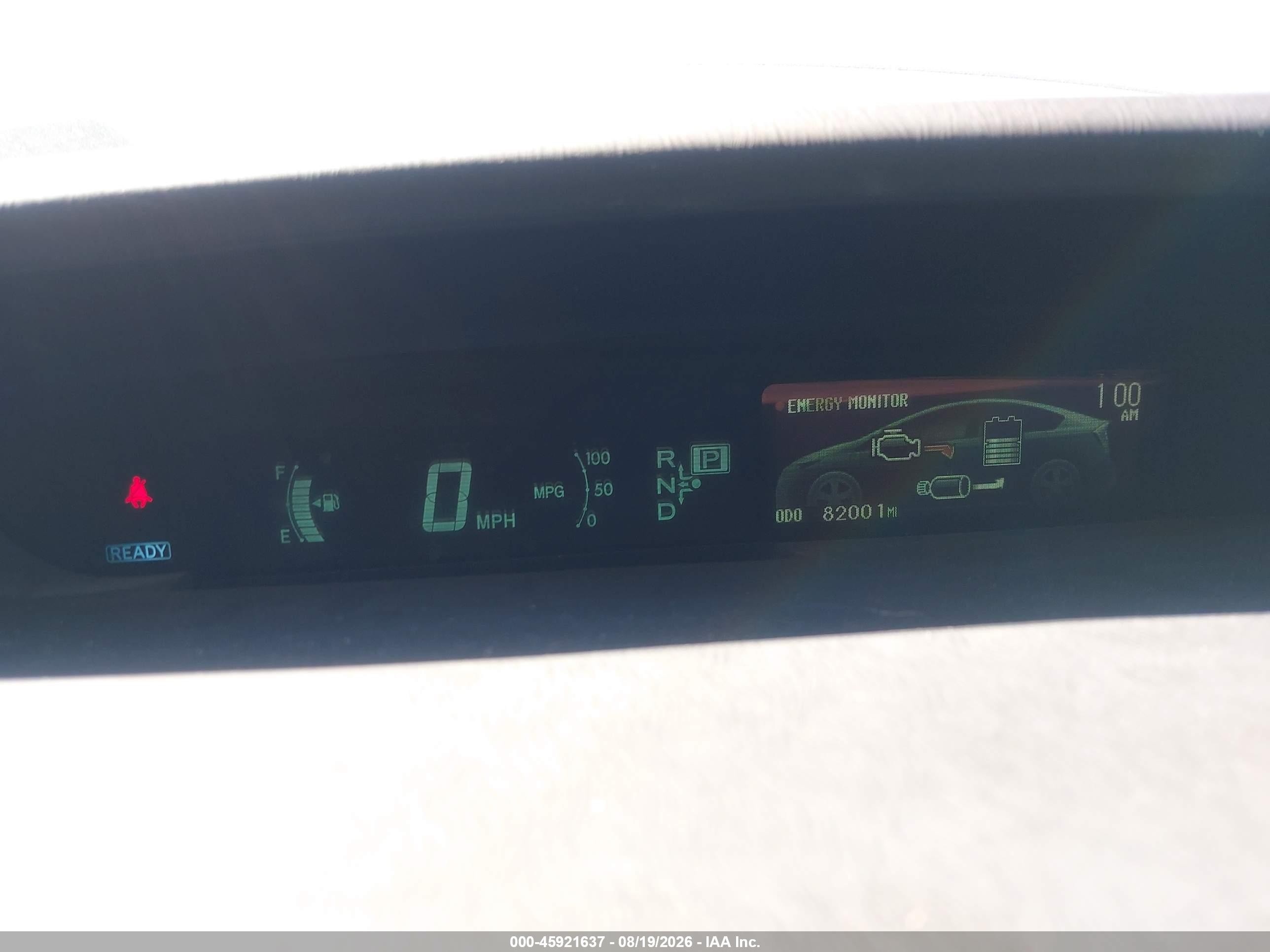 2012 Toyota Prius Two Silver vin: JTDKN3DUXC5379427