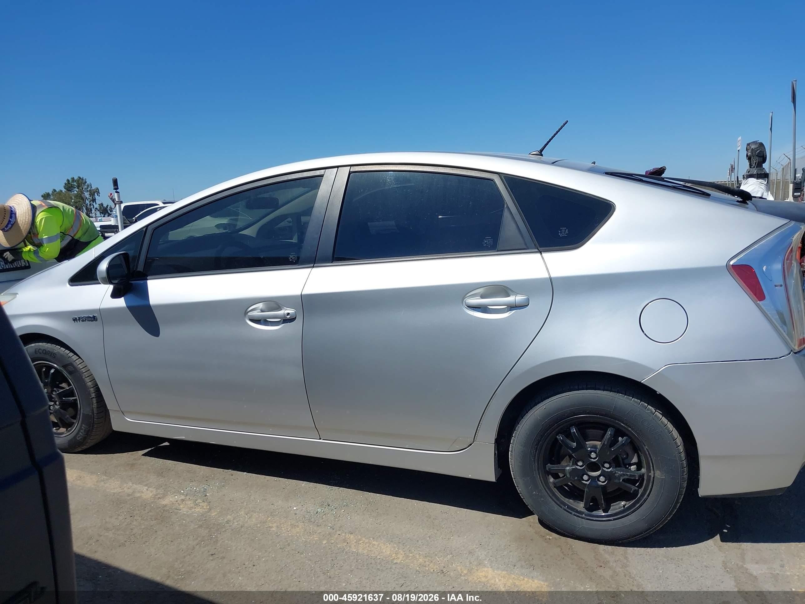 2012 Toyota Prius Two Silver vin: JTDKN3DUXC5379427