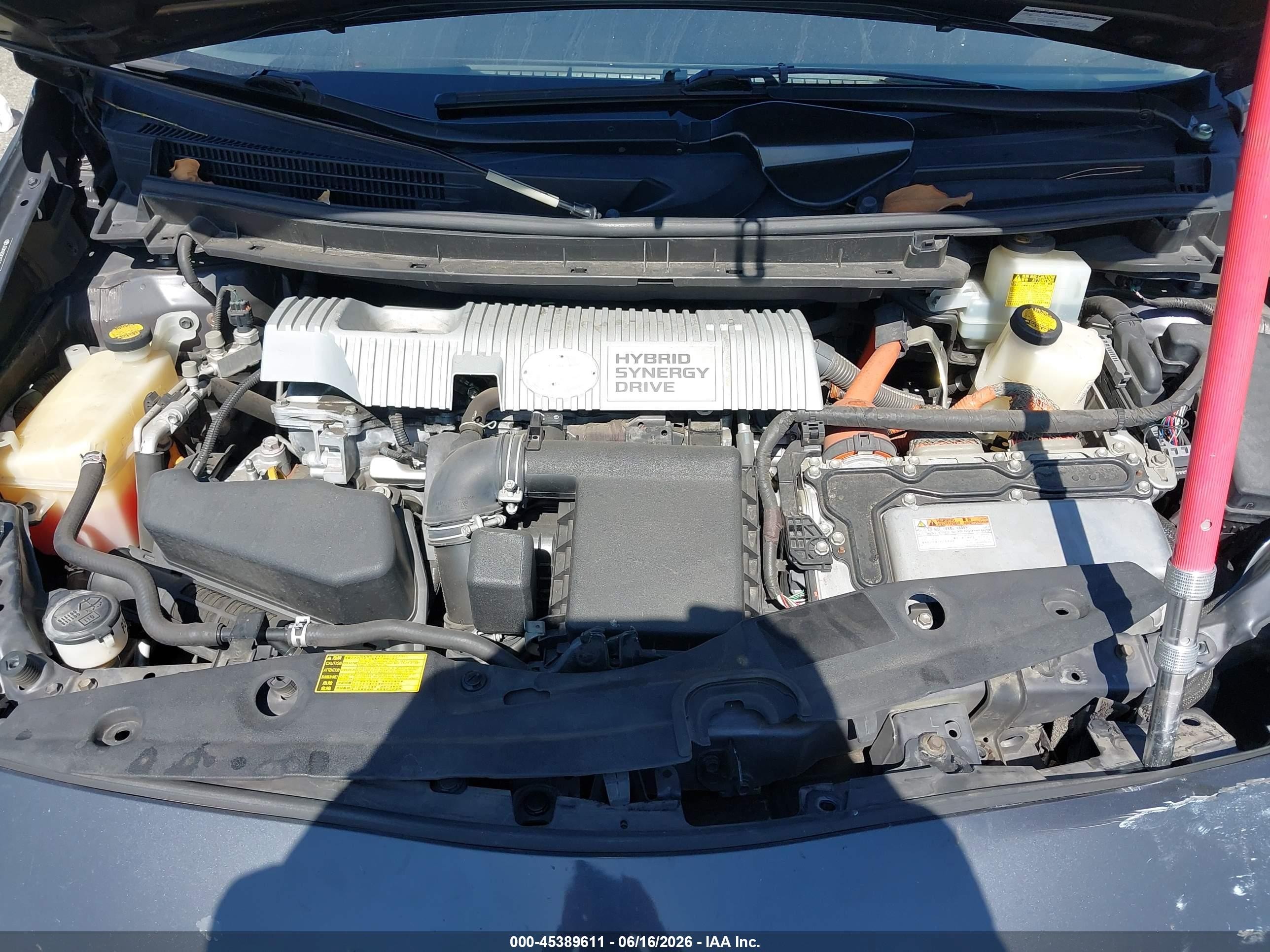 2012 Toyota Prius Two Серый vin: JTDKN3DUXC5388662