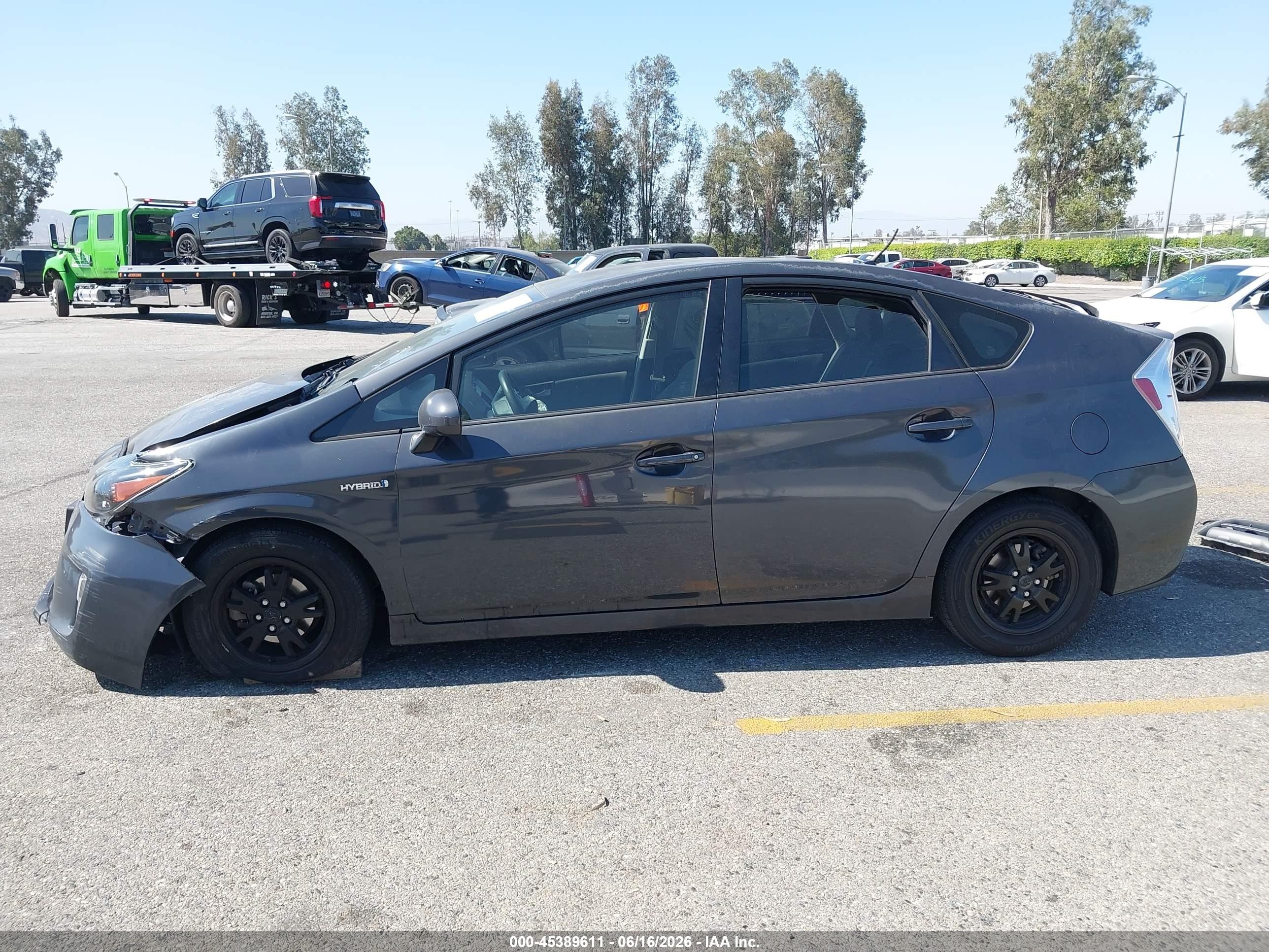 2012 Toyota Prius Two Серый vin: JTDKN3DUXC5388662