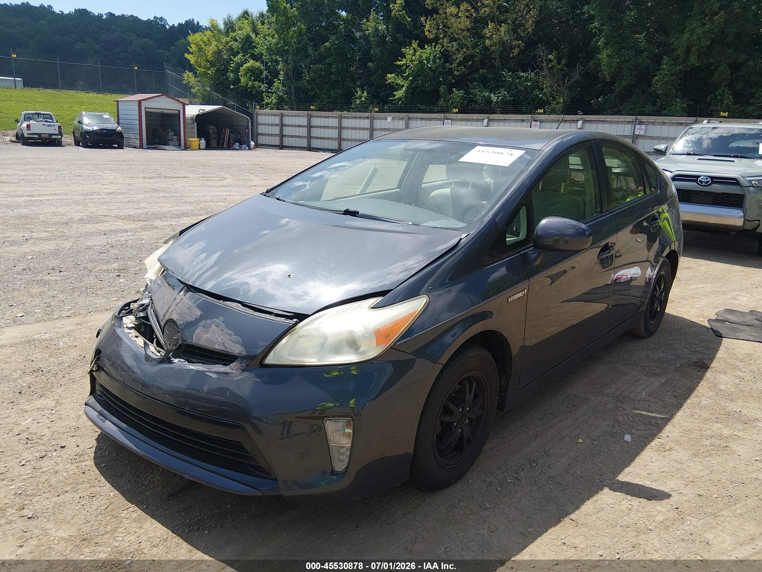 2012 Toyota Prius   Silver vin: JTDKN3DUXC5389732