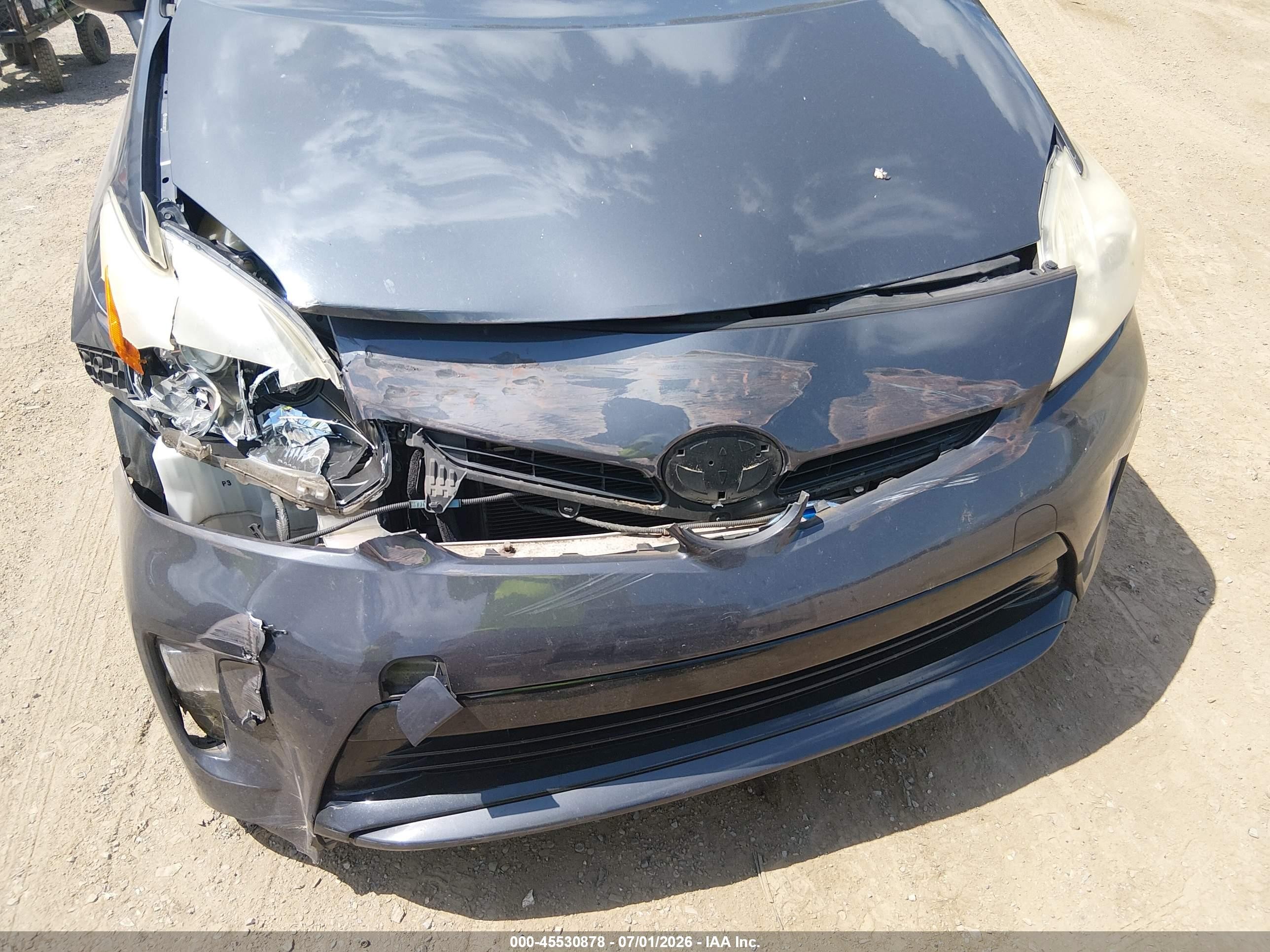 2012 Toyota Prius   Silver vin: JTDKN3DUXC5389732