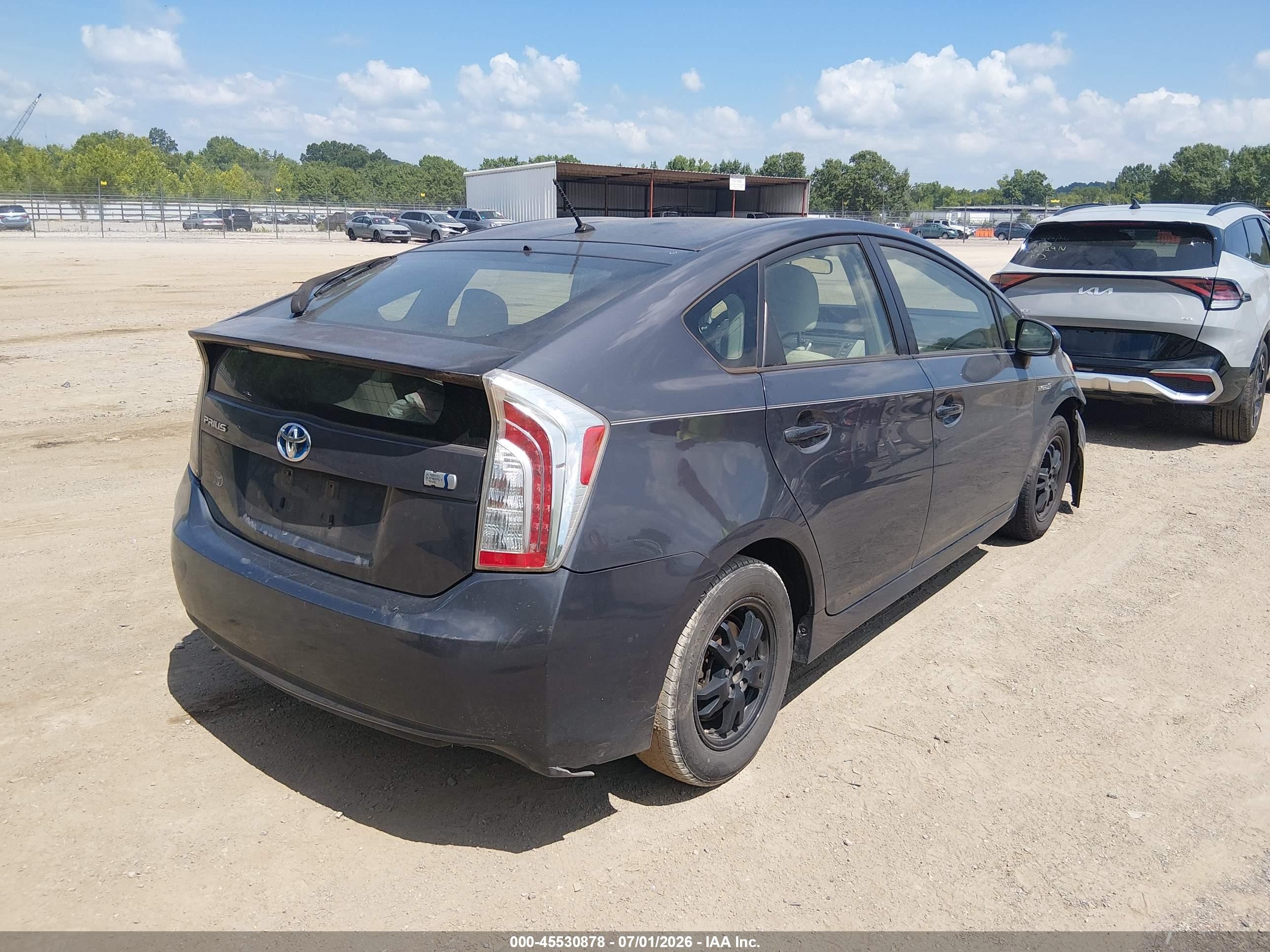 2012 Toyota Prius   Silver vin: JTDKN3DUXC5389732