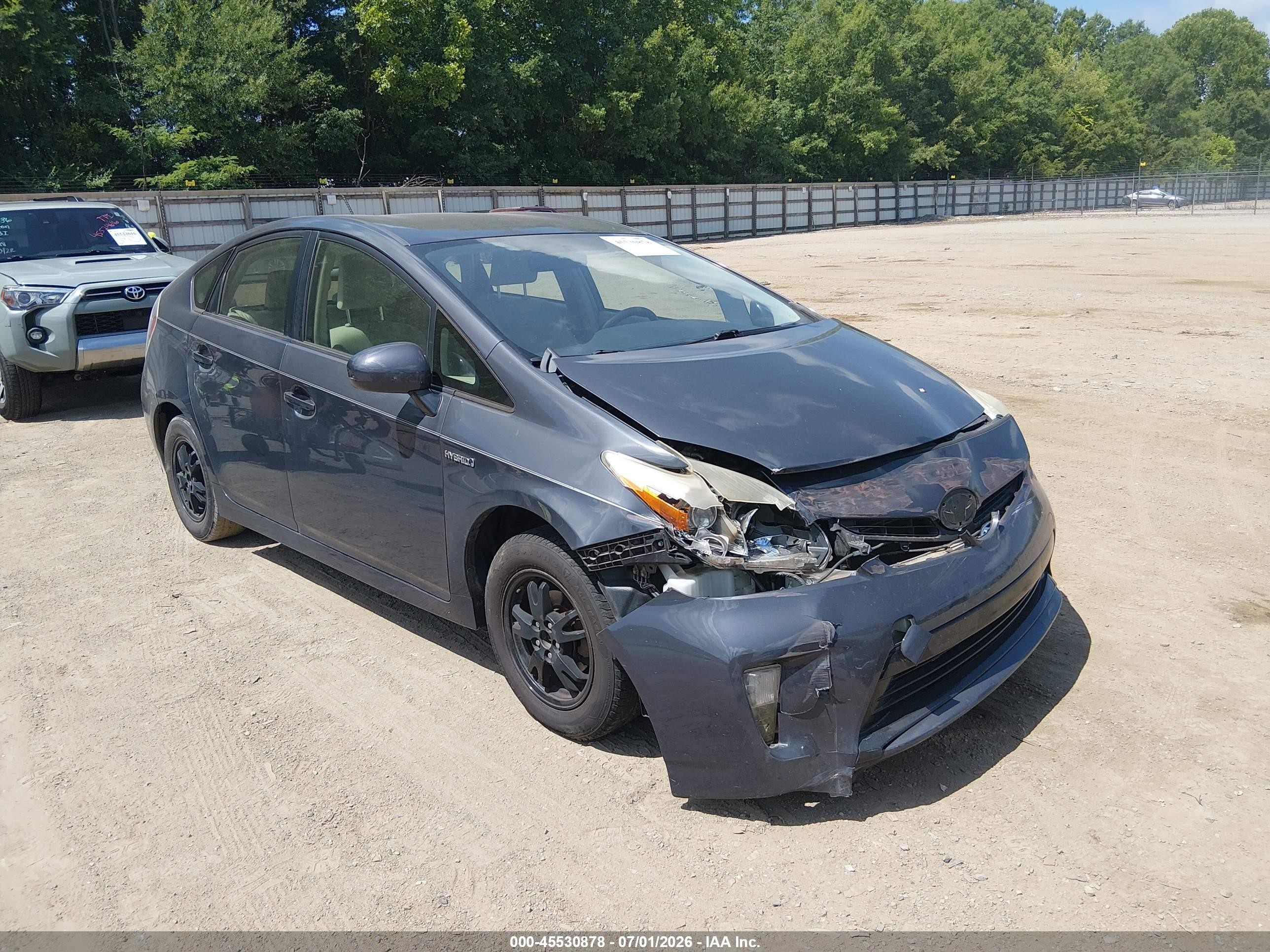 2012 Toyota Prius   Silver vin: JTDKN3DUXC5389732