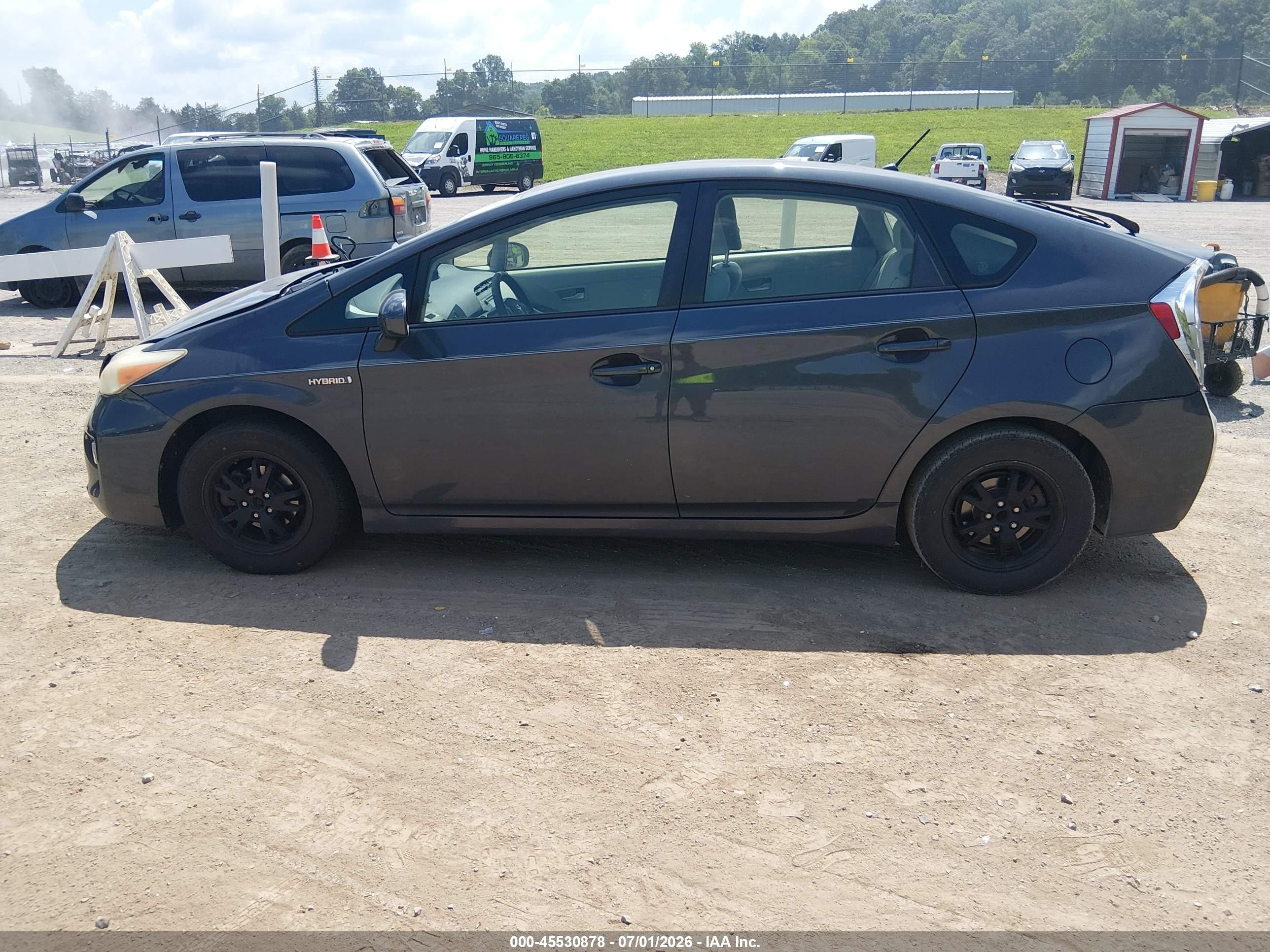 2012 Toyota Prius   Silver vin: JTDKN3DUXC5389732