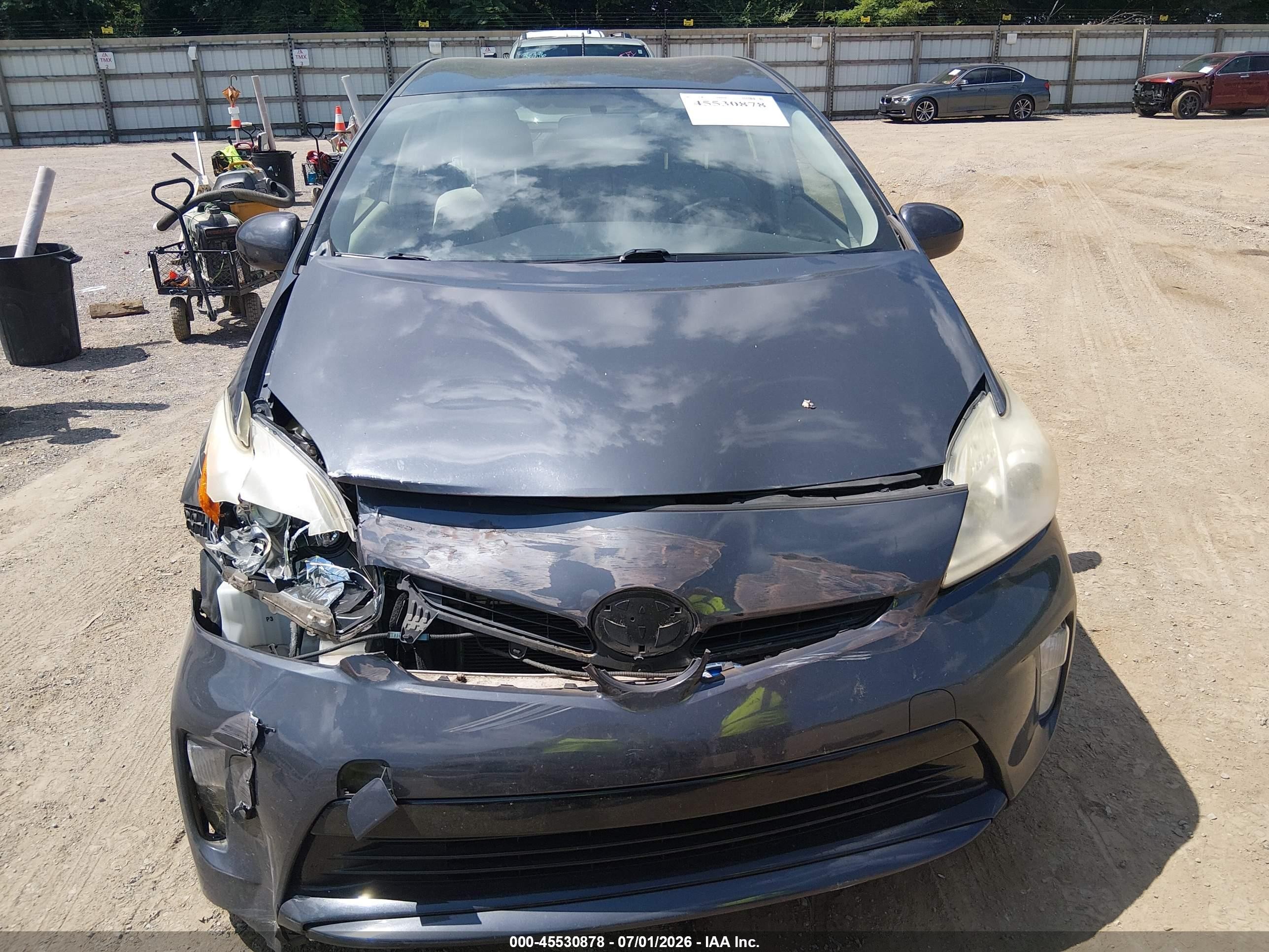 2012 Toyota Prius   Silver vin: JTDKN3DUXC5389732